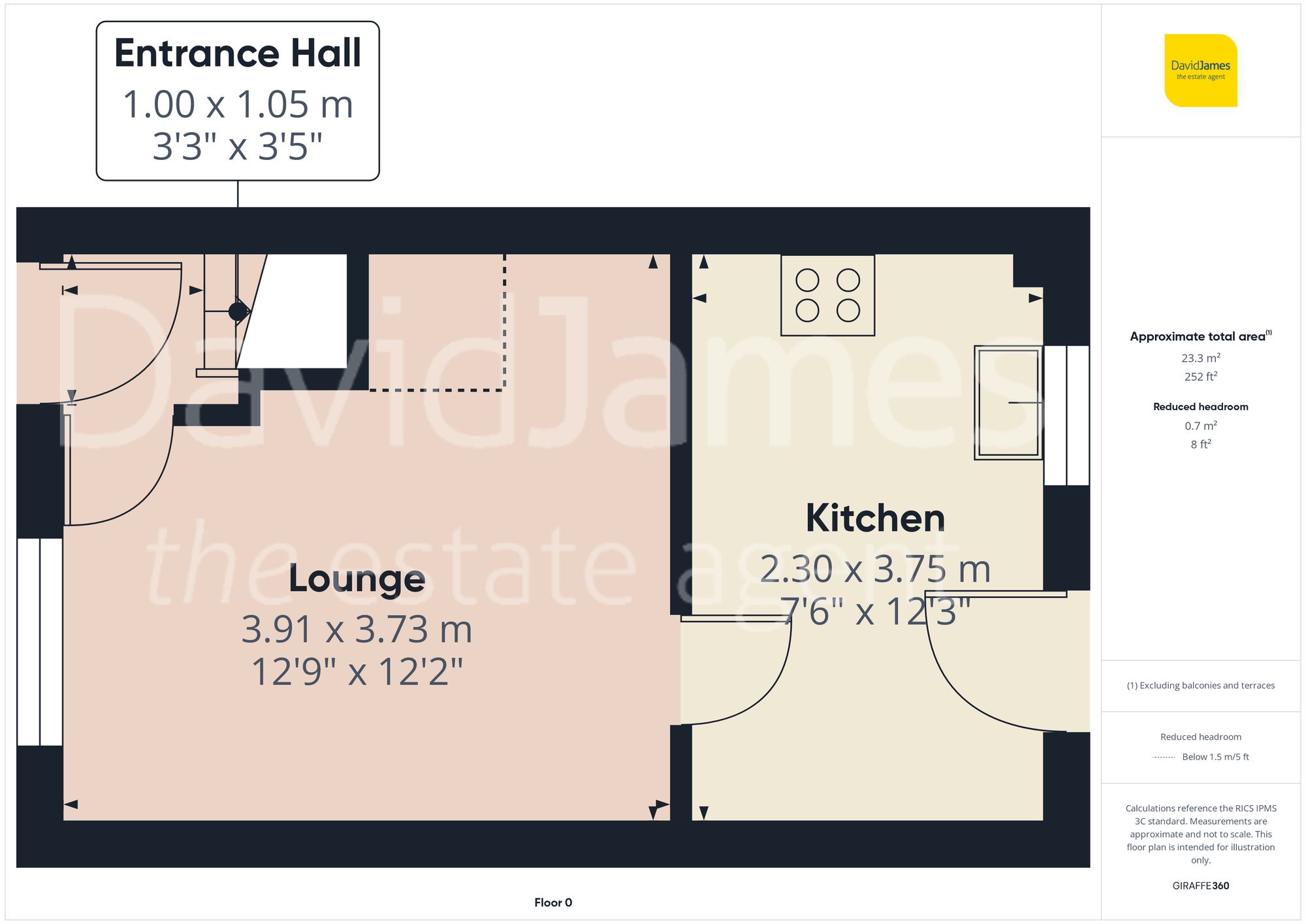 Floorplan for Landmere Gardens, Mapperley, Nottingham
