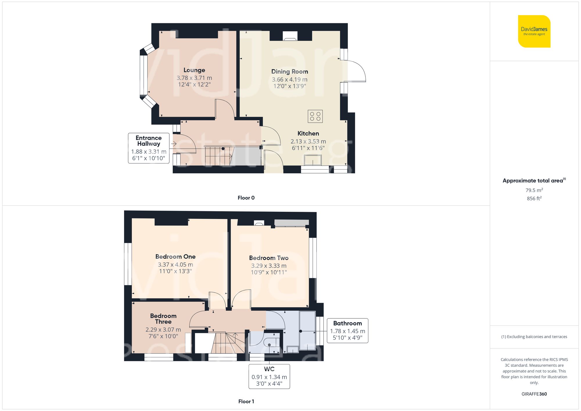 Floorplan for Edingley Avenue, Sherwood, Nottingham