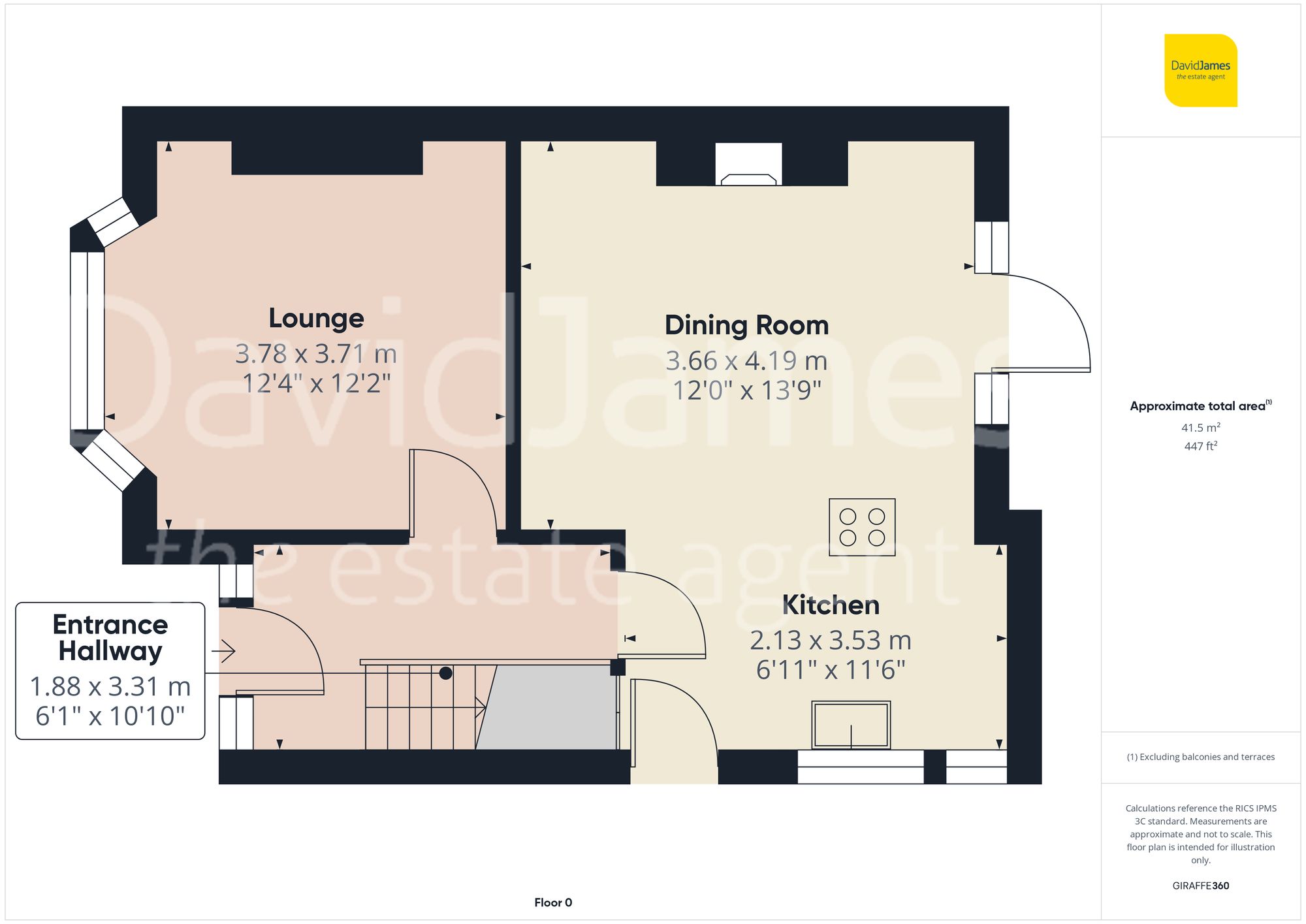 Floorplan for Edingley Avenue, Sherwood, Nottingham