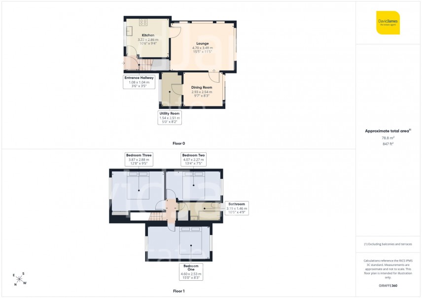 Floorplan for Vulcan Close, Nottingham