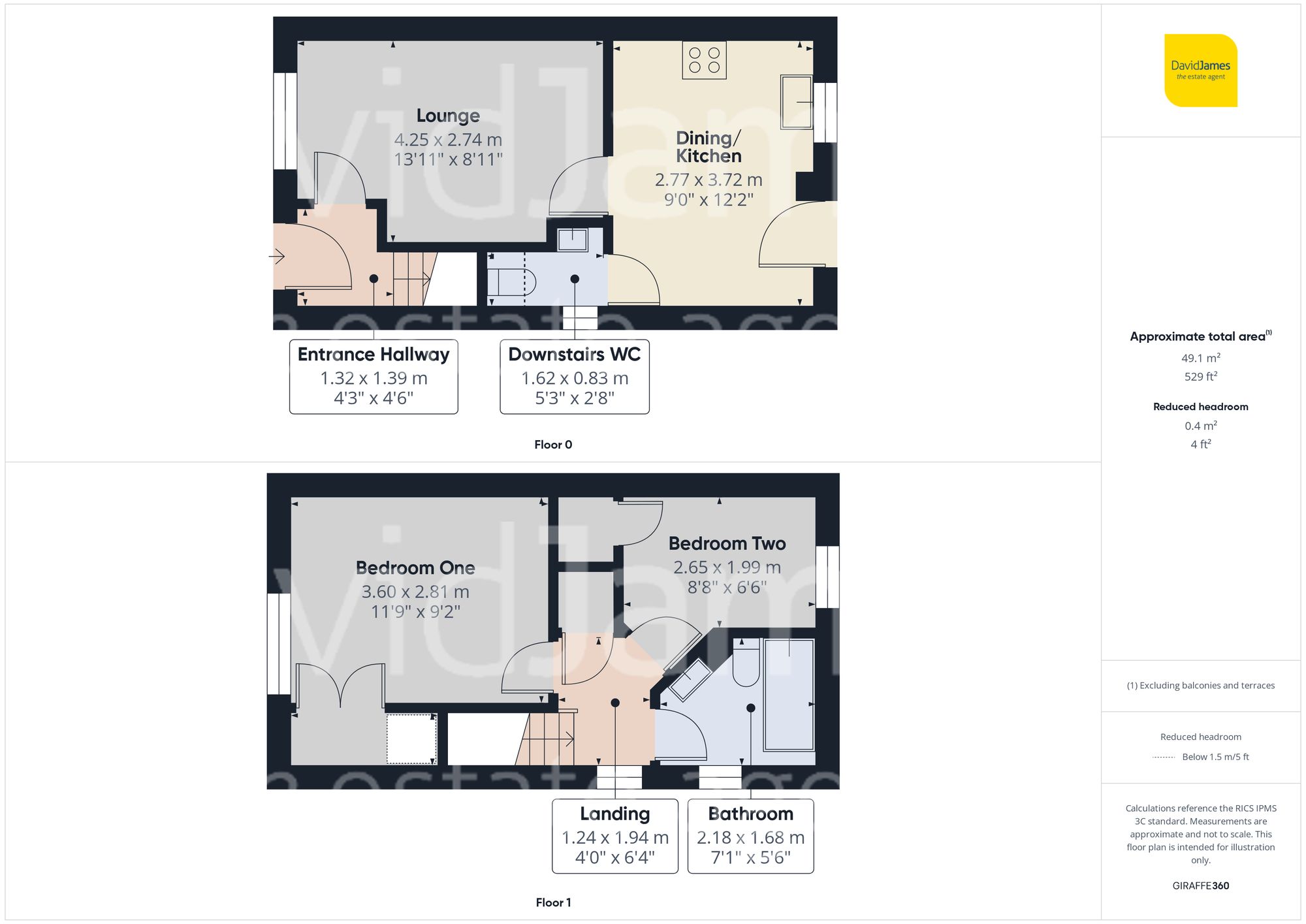 Floorplan for Revena Close, Colwick, Nottingham