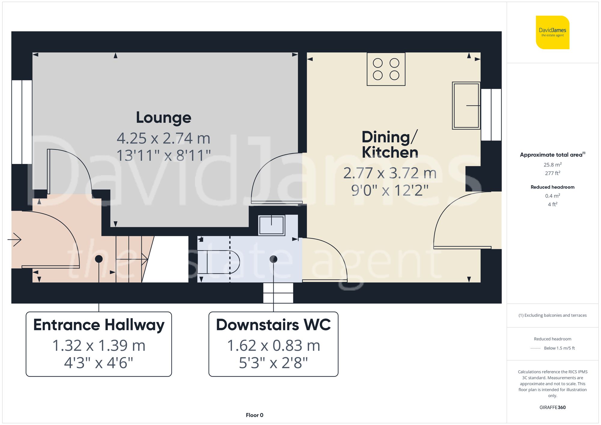 Floorplan for Revena Close, Colwick, Nottingham