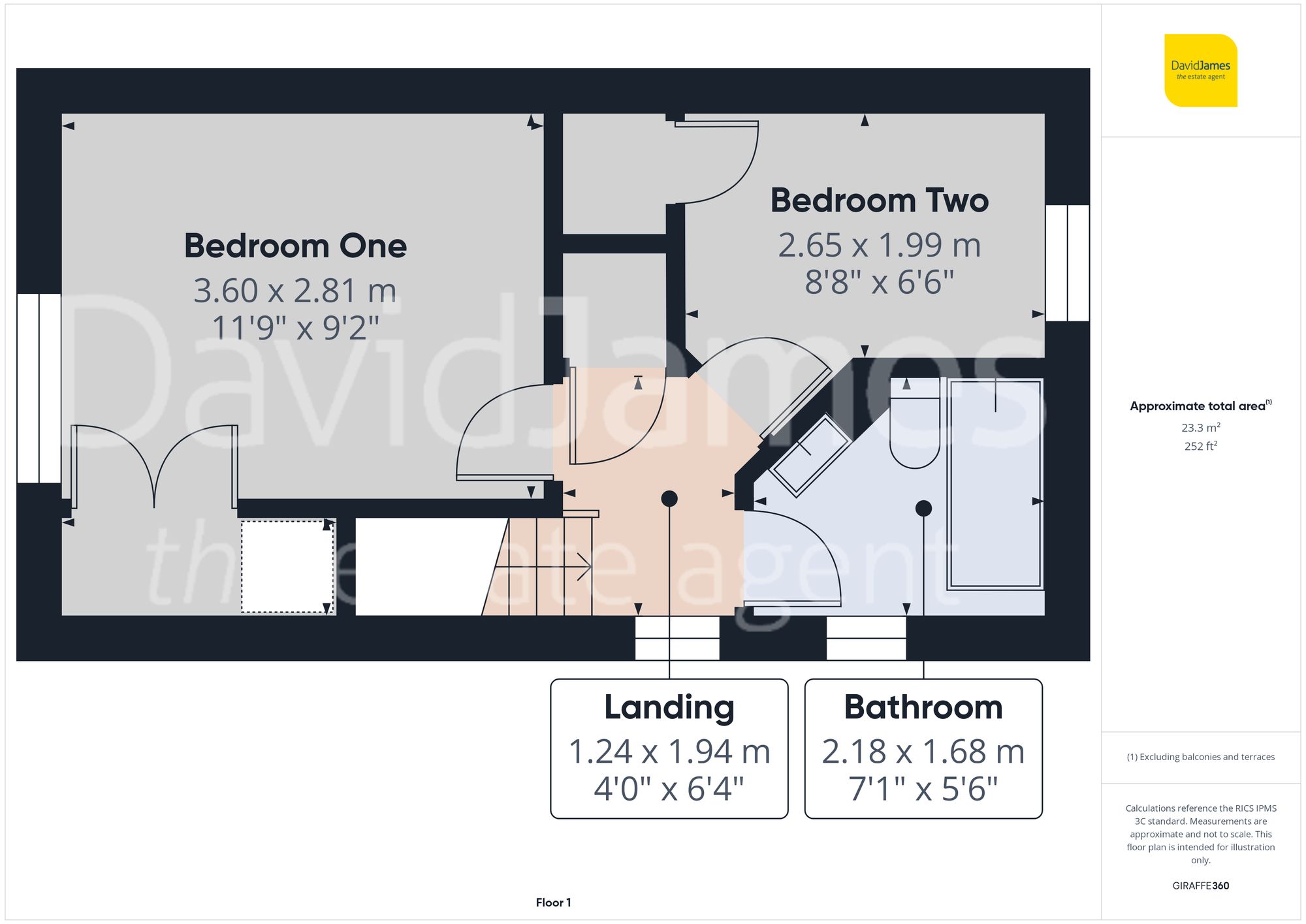 Floorplan for Revena Close, Colwick, Nottingham
