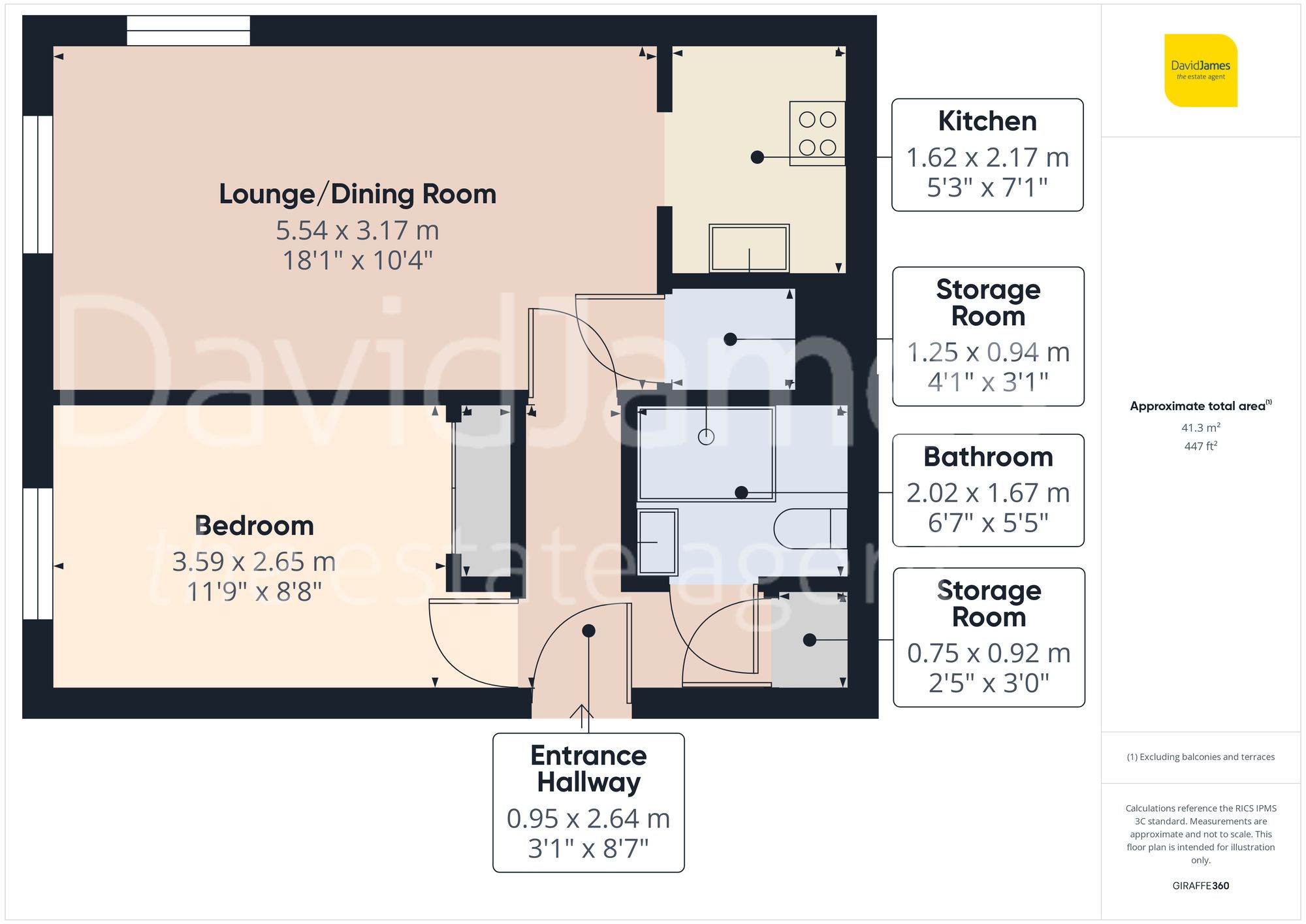 Floorplan for Beech Court, Mapperley, Nottingham