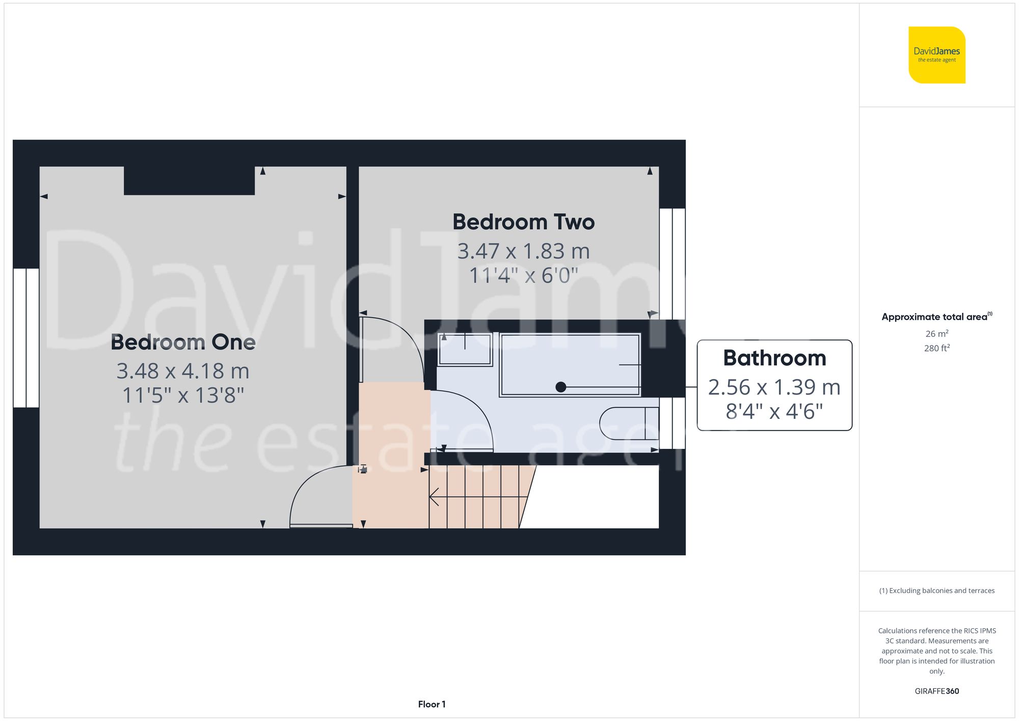 Floorplan for Sketchley Street, Nottingham