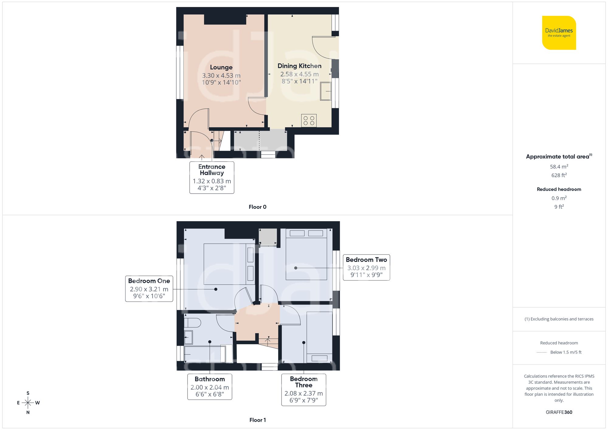 Floorplan for Longmead Drive, Nottingham