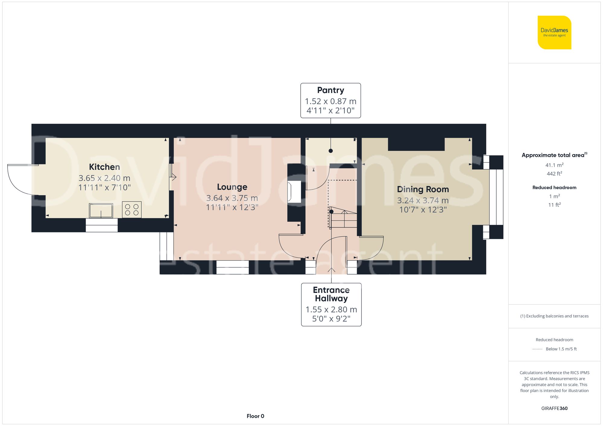 Floorplan for Sandford Road, Mapperley, Nottingham