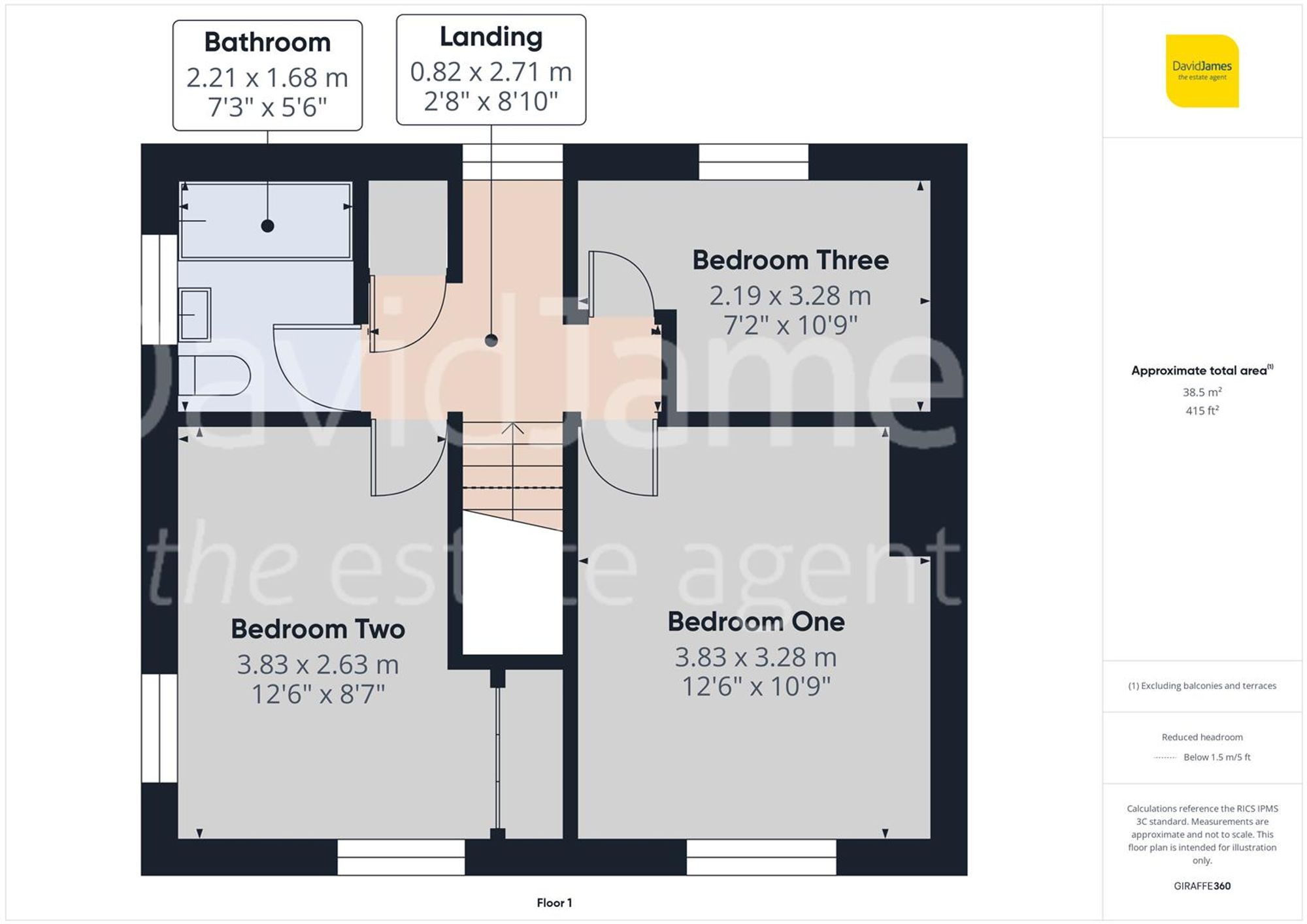 Floorplan for Davies Avenue, Sutton in Ashfield, Nottinghamshire