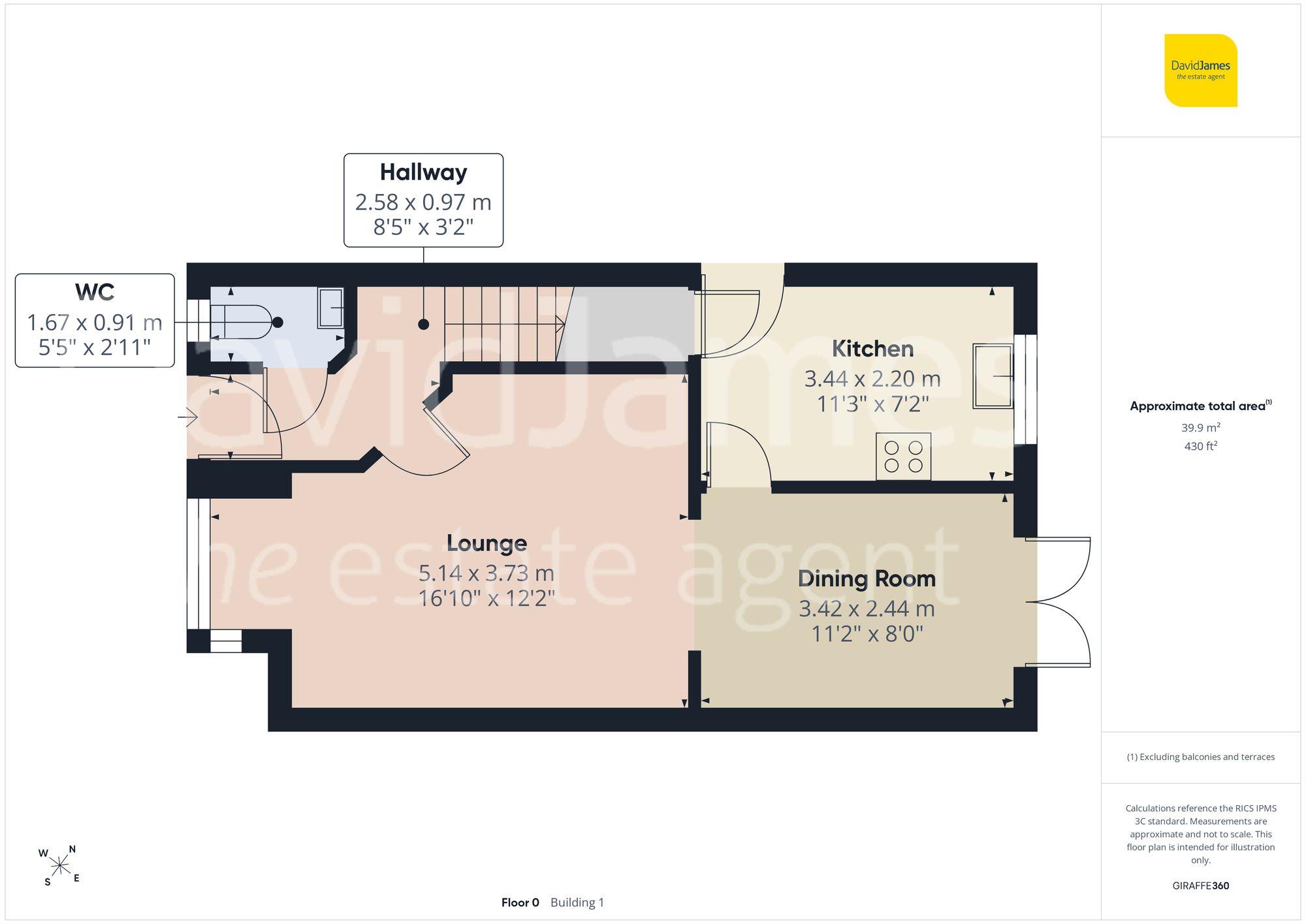 Floorplan for Ashcourt Gardens, Sutton-In-Ashfield, Nottinghamshire