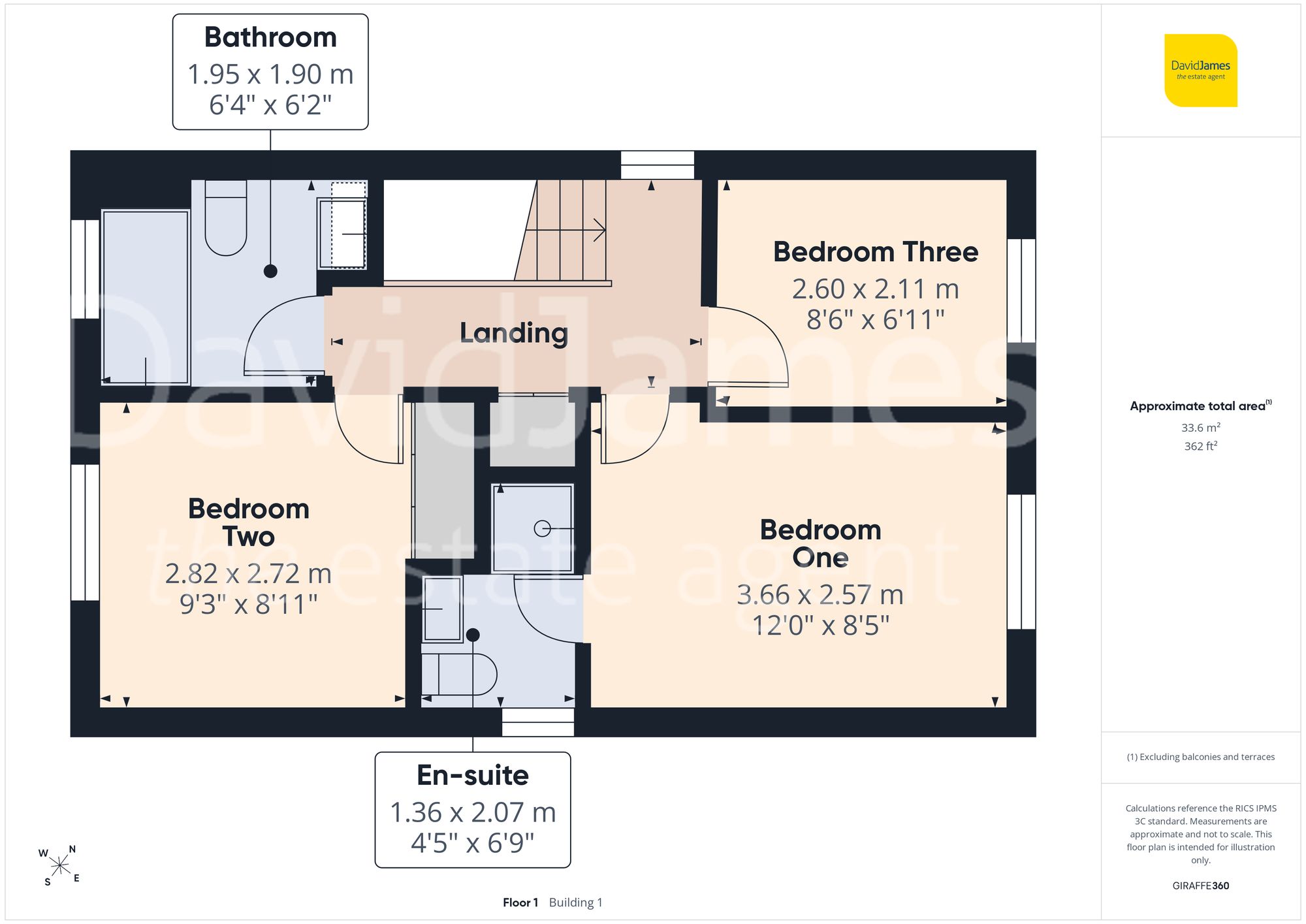 Floorplan for Ashcourt Gardens, Sutton-In-Ashfield, Nottinghamshire