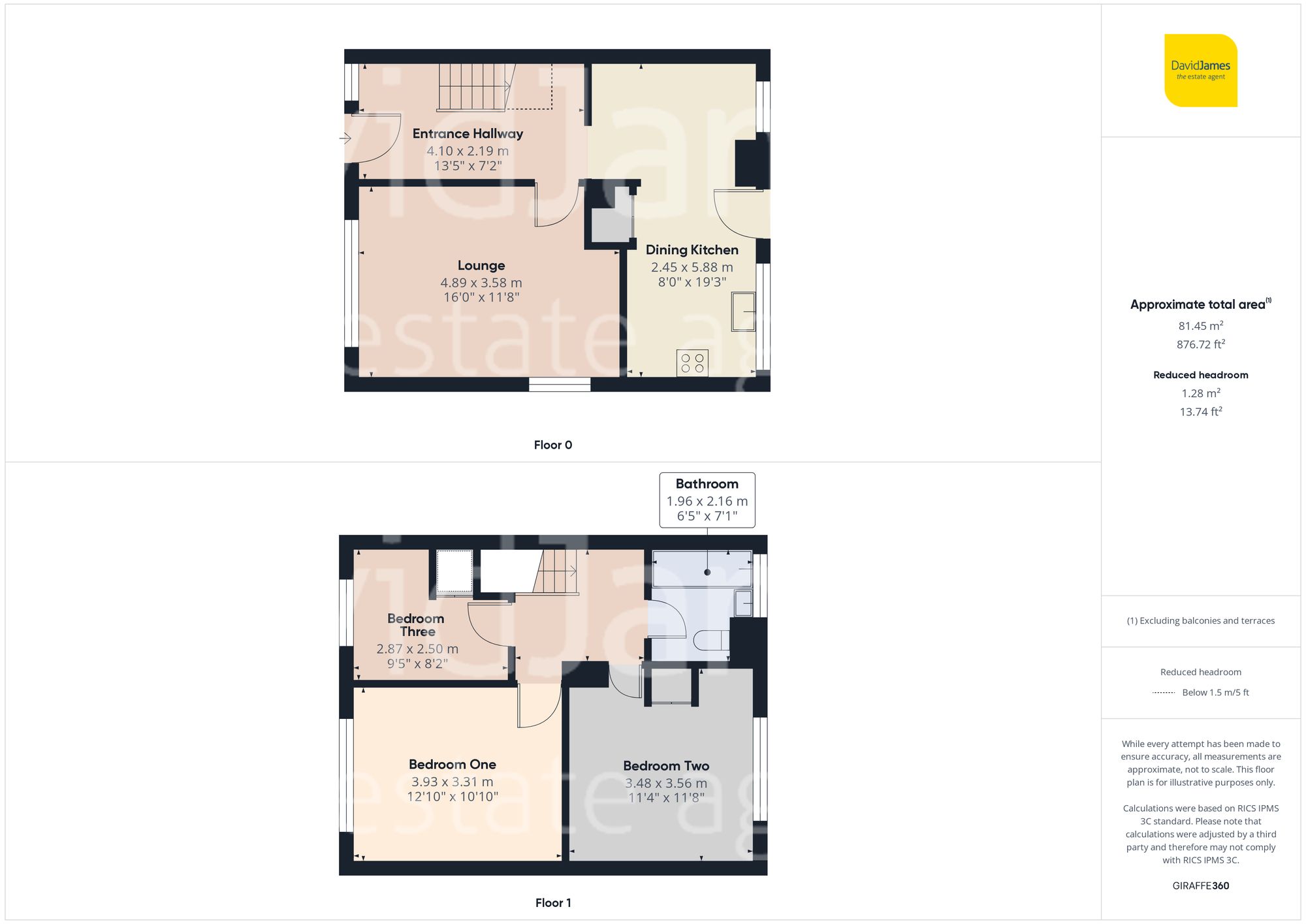 Floorplan for Sloethorne Gardens, Arnold, Nottingham