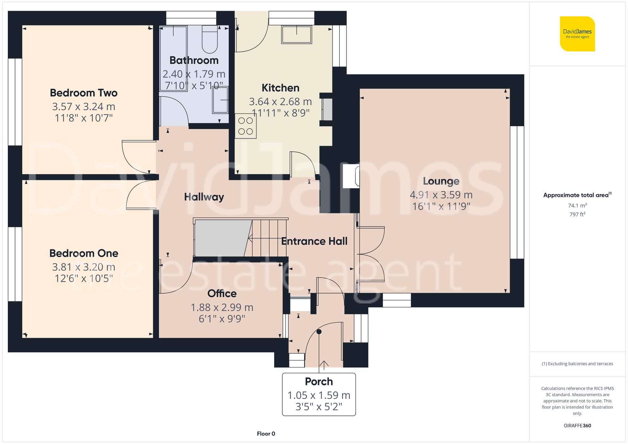 Floorplan for Cavendish Avenue, Gedling, Nottingham