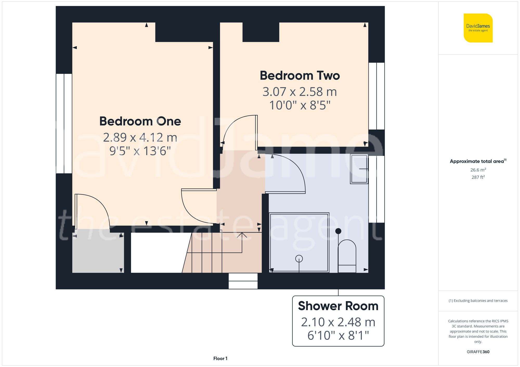 Floorplan for Brookfield Road, Arnold, Nottingham