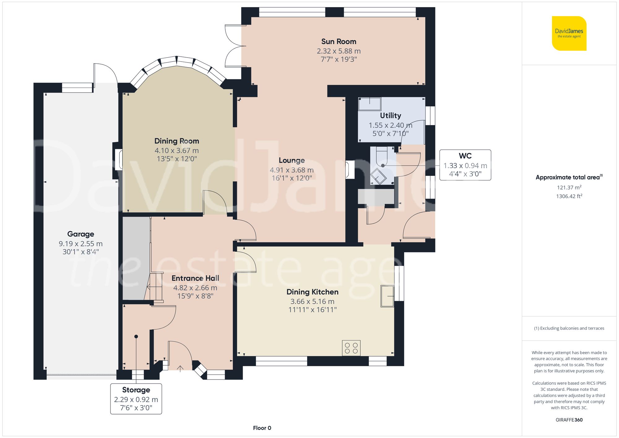 Floorplan for Ribblesdale Road, Sherwood Dales, Nottingham