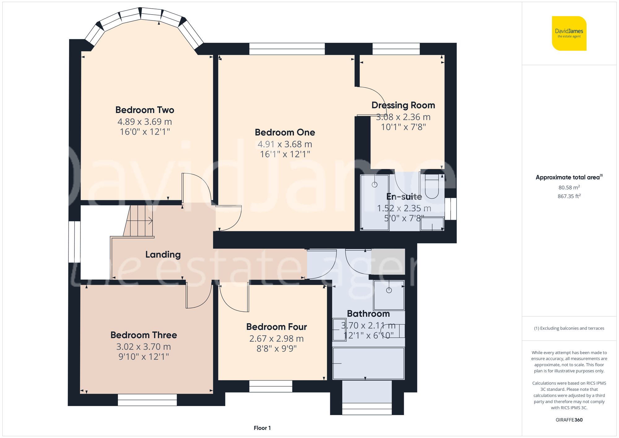 Floorplan for Ribblesdale Road, Sherwood Dales, Nottingham