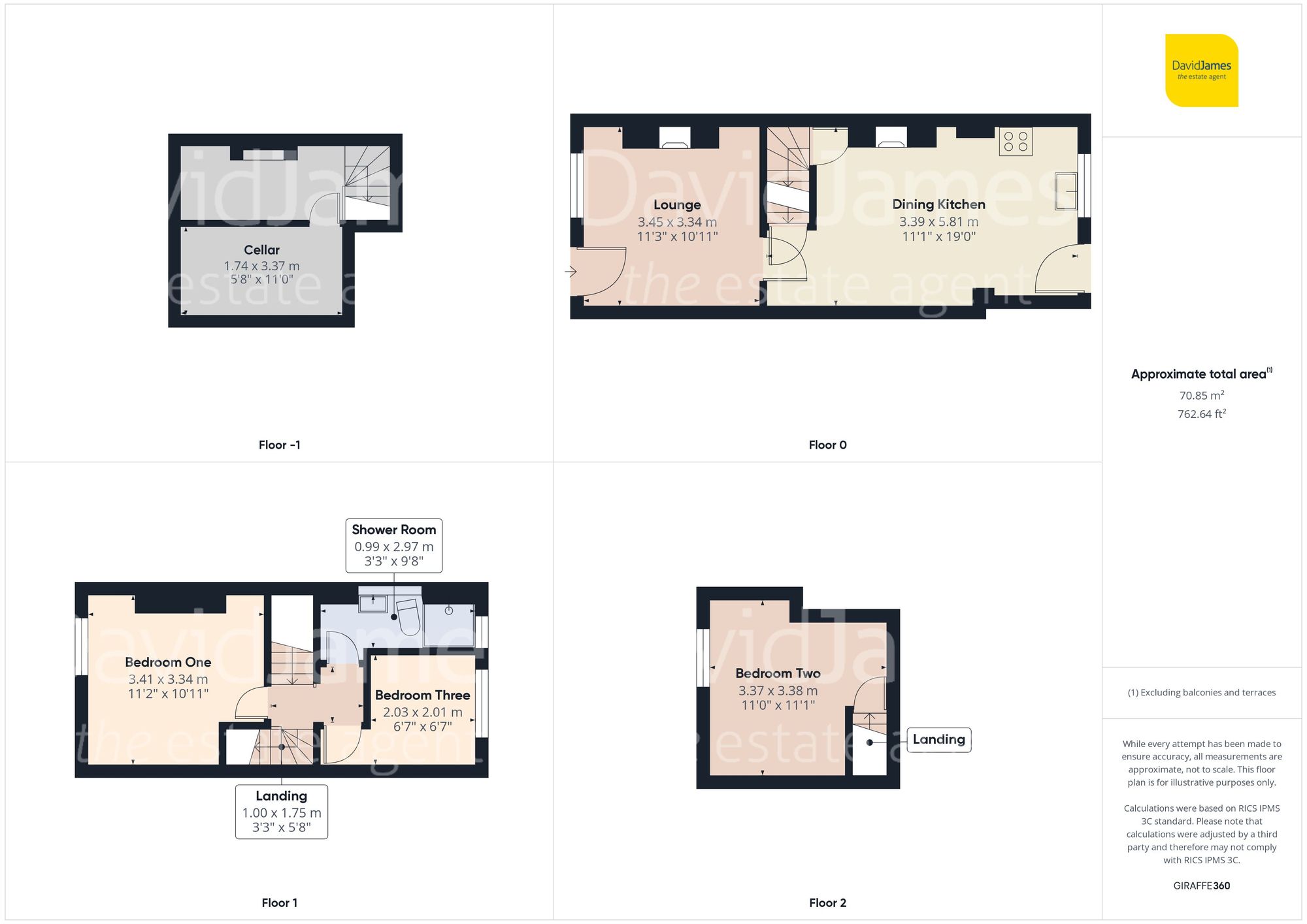 Floorplan for Campbell Grove, Nottingham