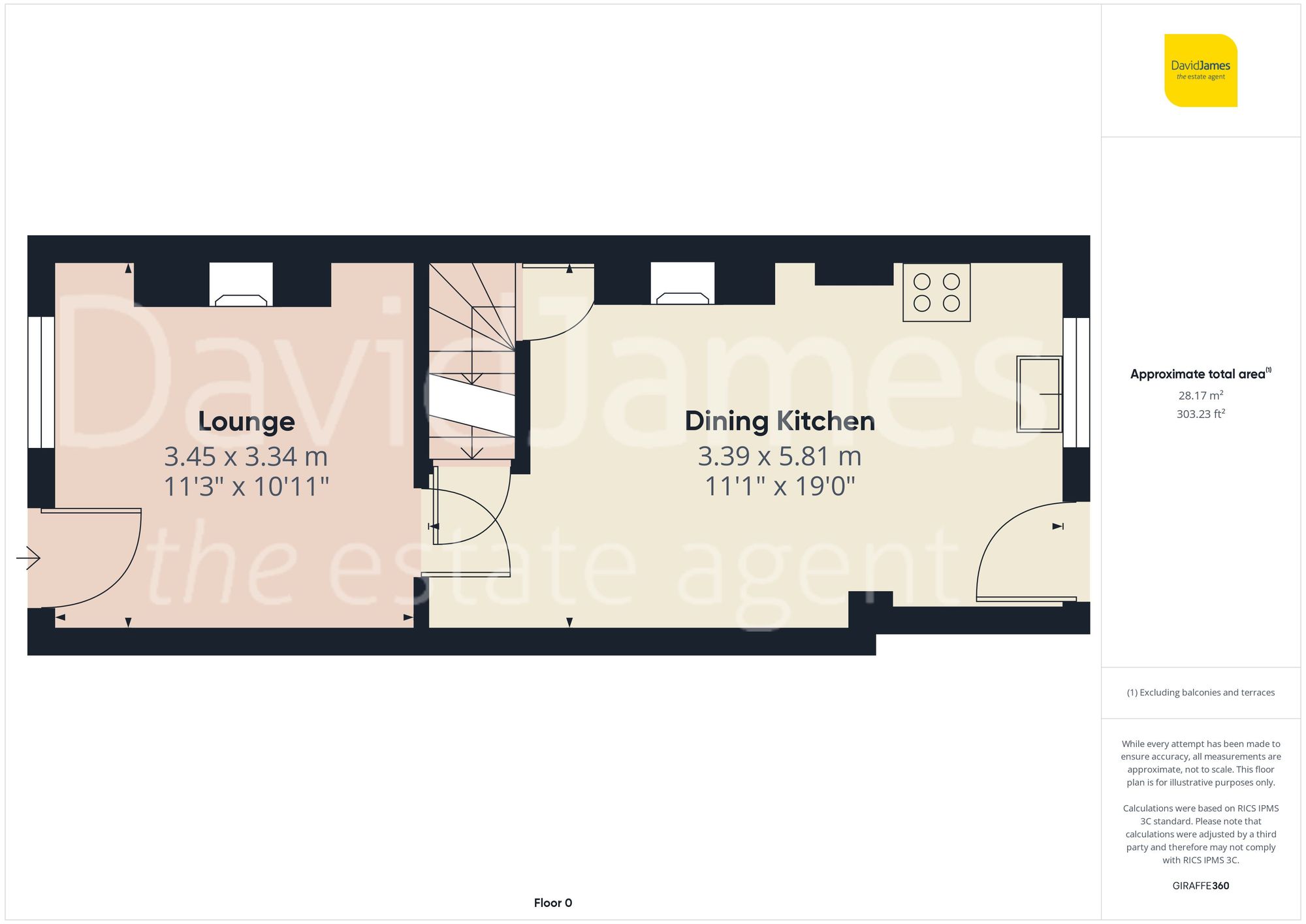 Floorplan for Campbell Grove, Nottingham