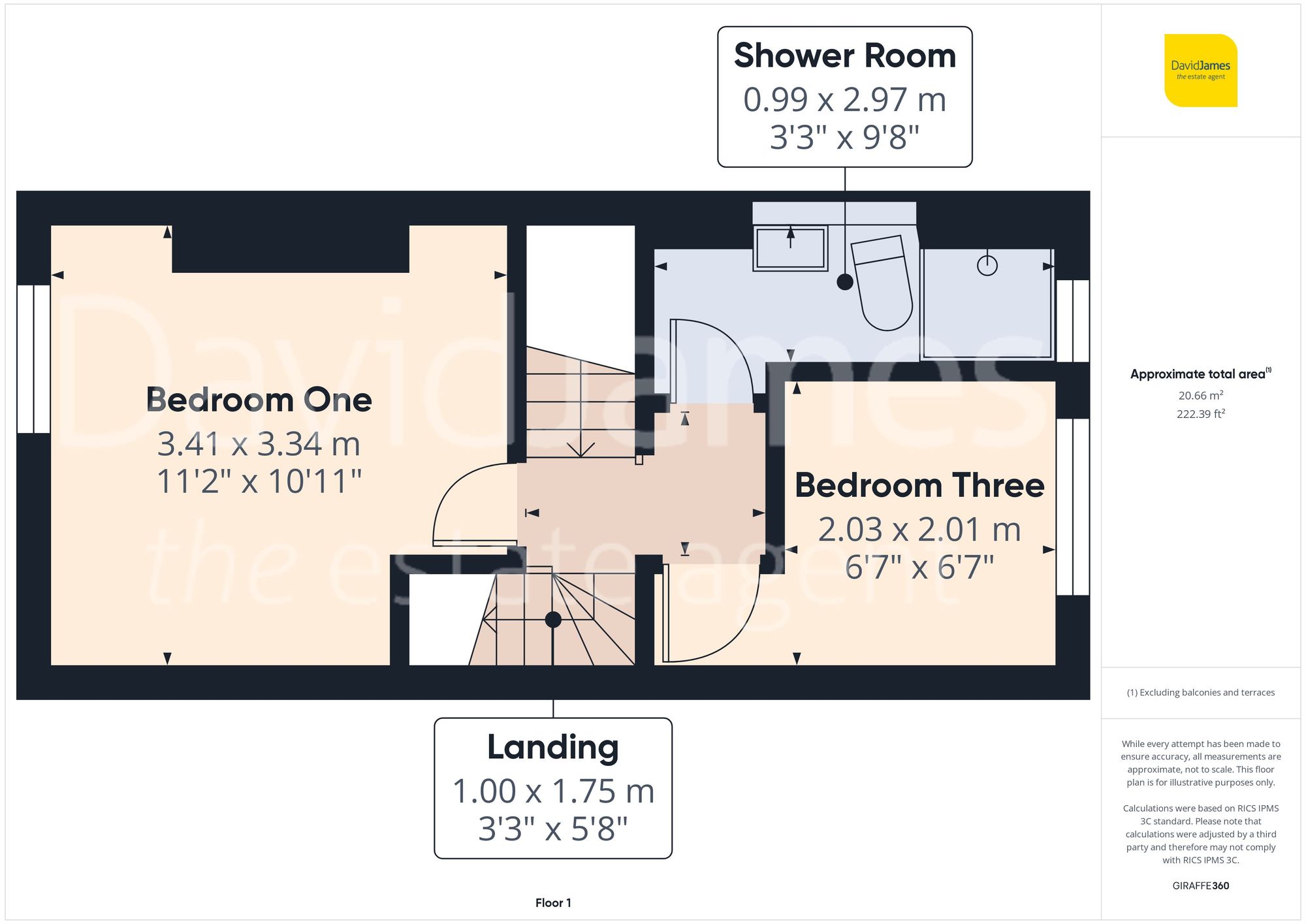 Floorplan for Campbell Grove, Nottingham