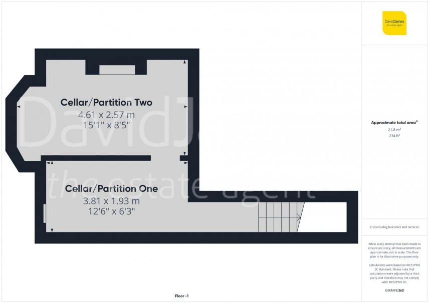 Floorplan for Portland Road, Nottingham