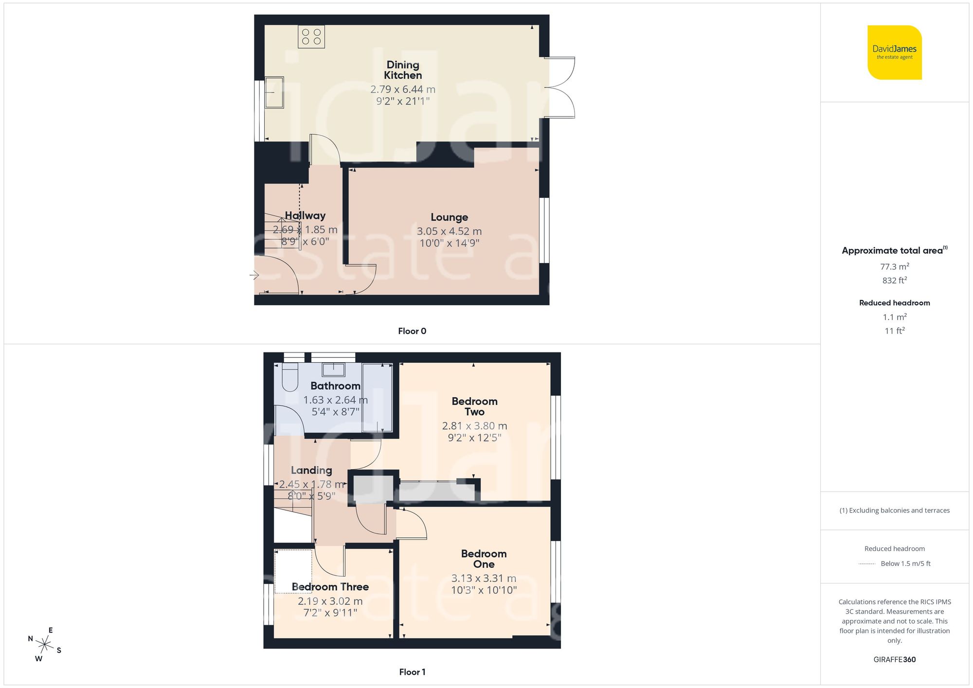 Floorplan for Southwood Avenue, Sutton in Ashfield, Nottinghamshire
