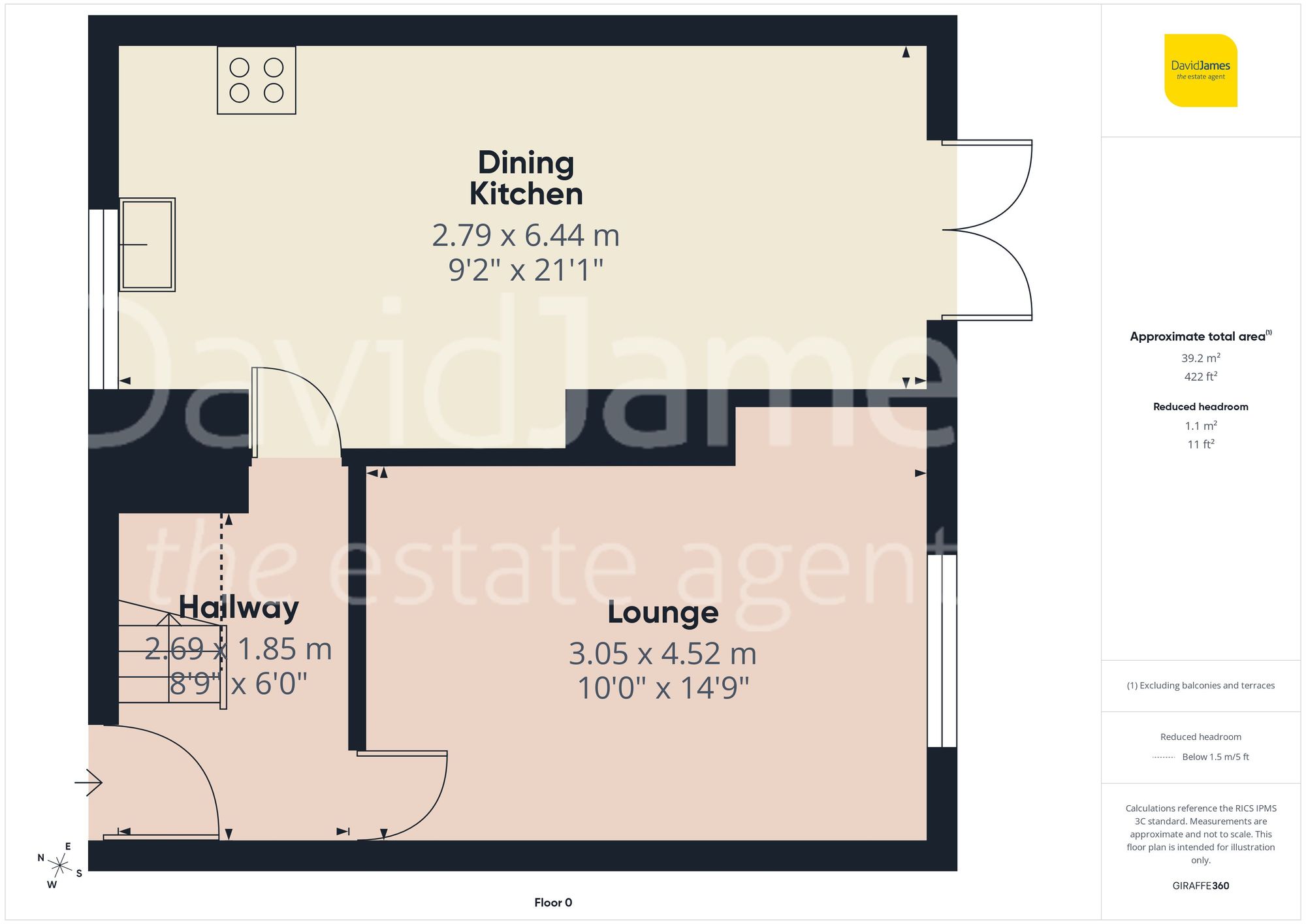 Floorplan for Southwood Avenue, Sutton in Ashfield, Nottinghamshire