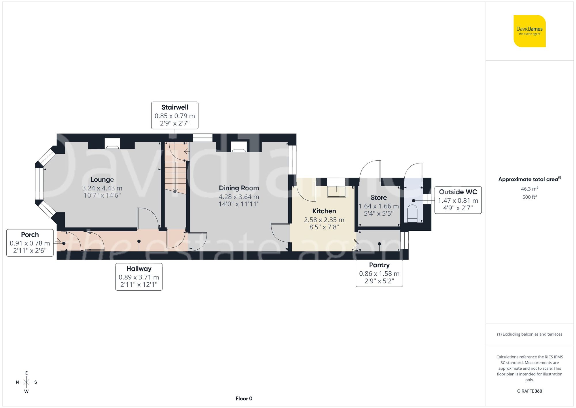 Floorplan for Alfreton Road, Sutton in Ashfield, Nottinghamshire