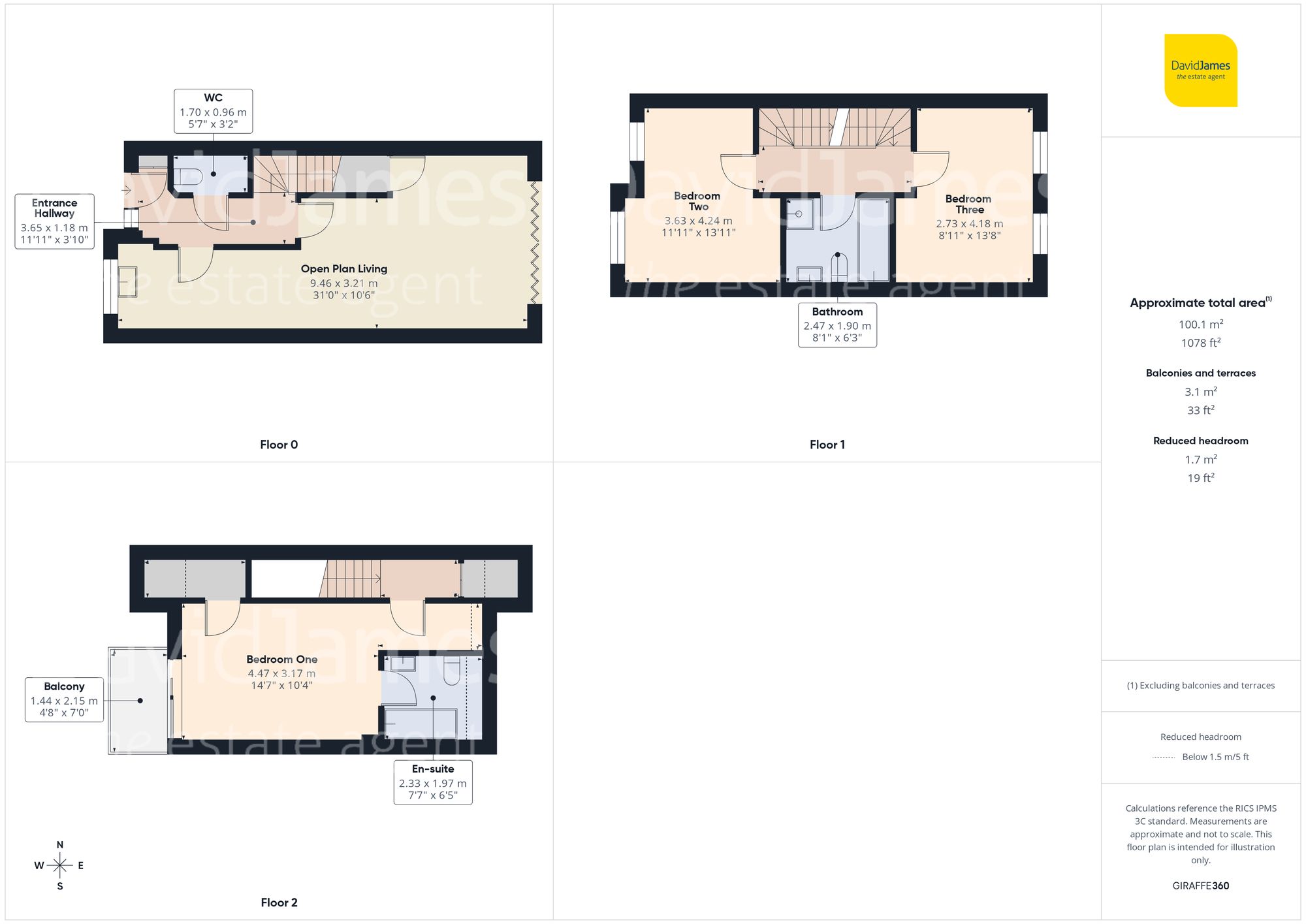 Floorplan for Sceptre Street, Sherwood, Nottingham