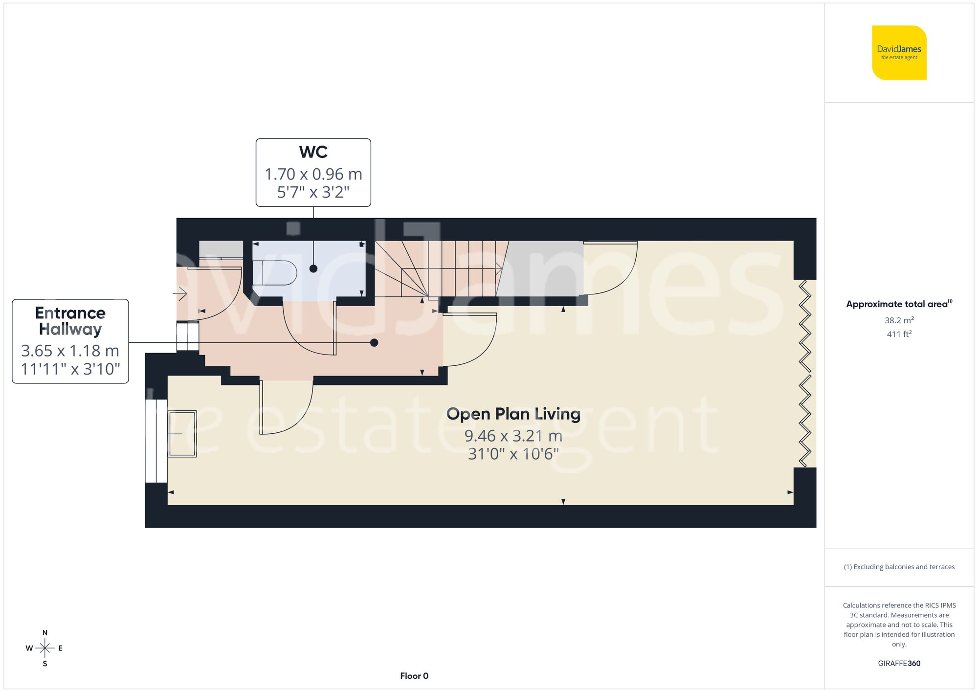 Floorplan for Sceptre Street, Sherwood, Nottingham