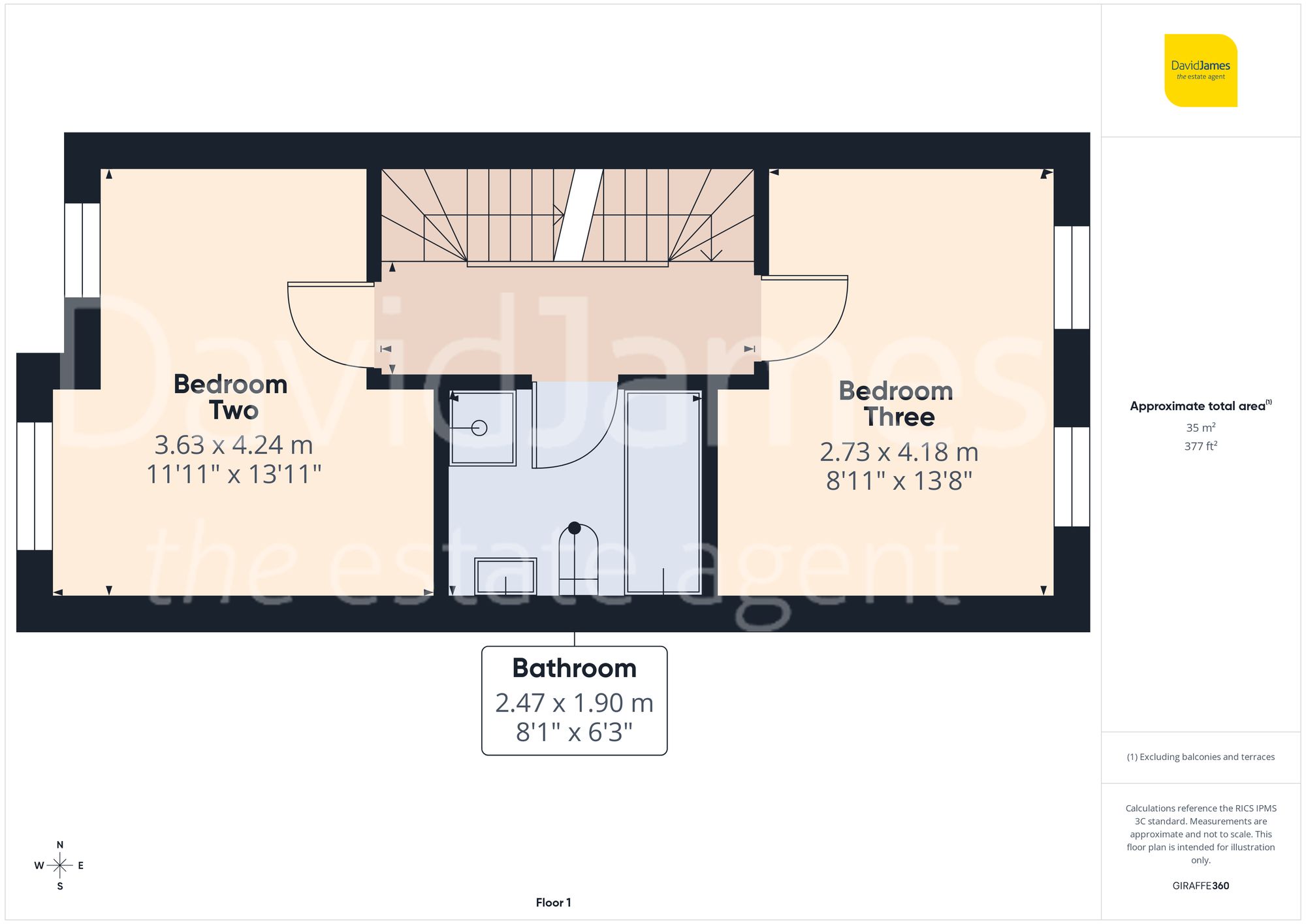 Floorplan for Sceptre Street, Sherwood, Nottingham