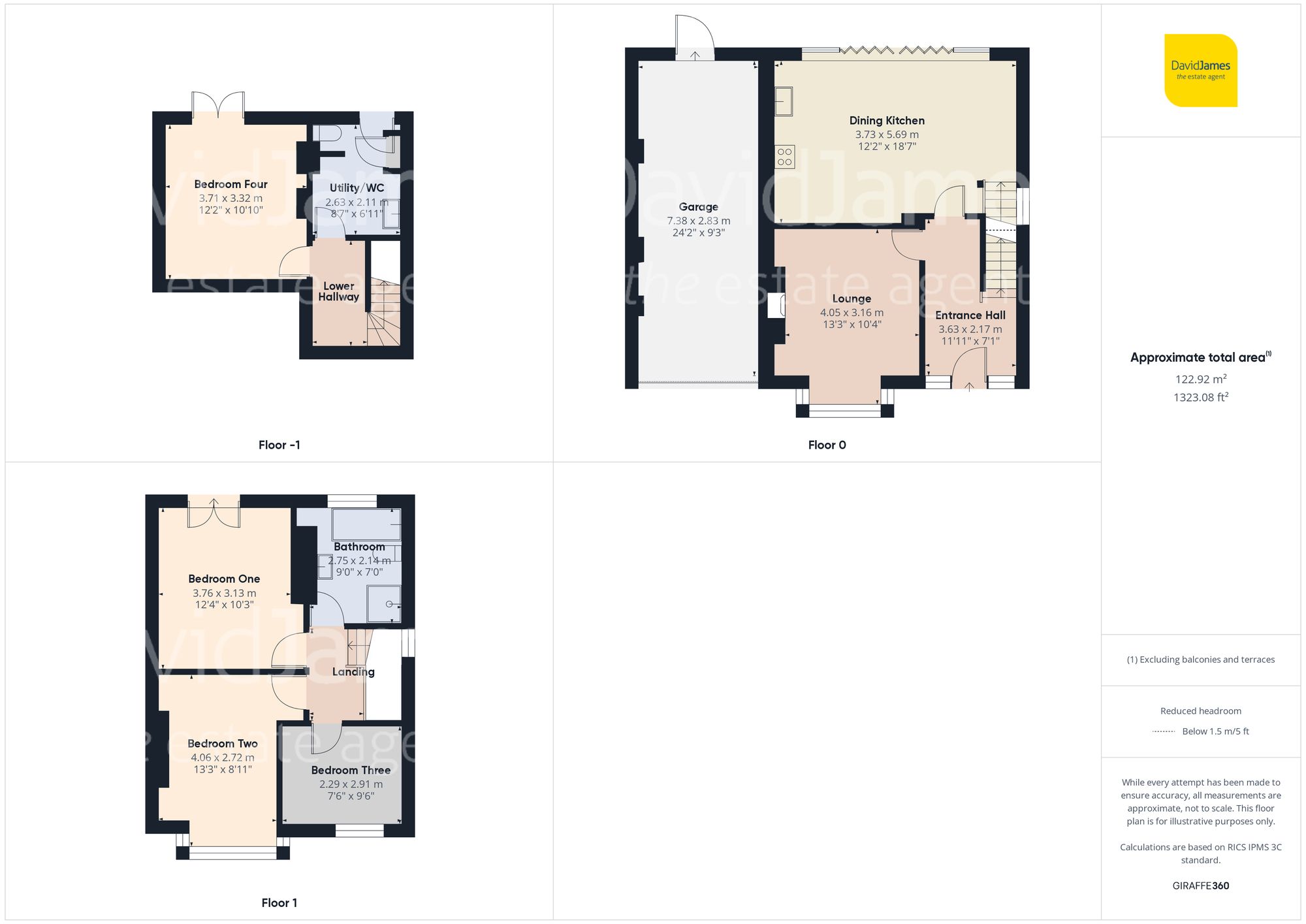 Floorplan for Northcliffe Avenue, Mapperley, Nottingham