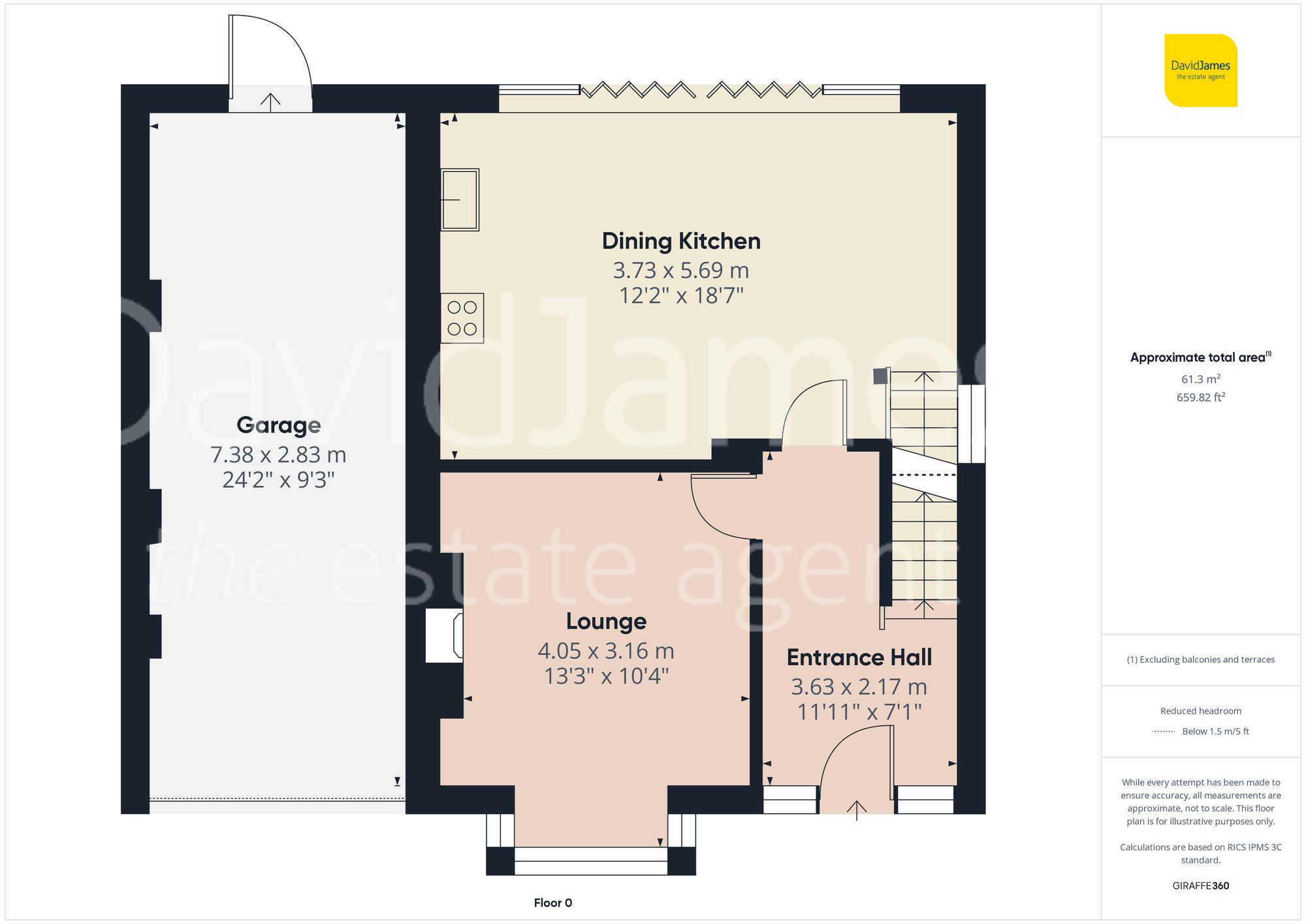 Floorplan for Northcliffe Avenue, Mapperley, Nottingham