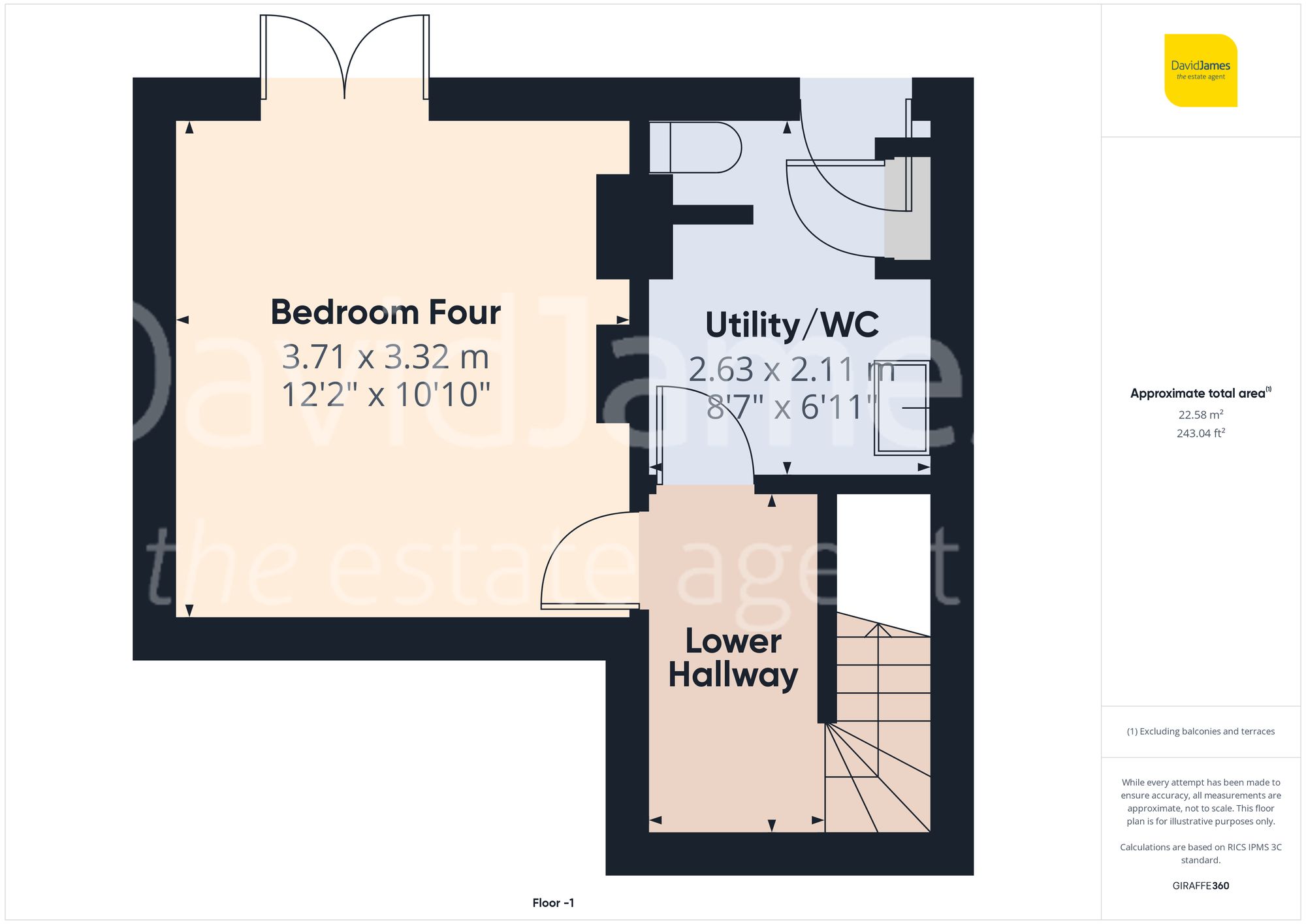 Floorplan for Northcliffe Avenue, Mapperley, Nottingham