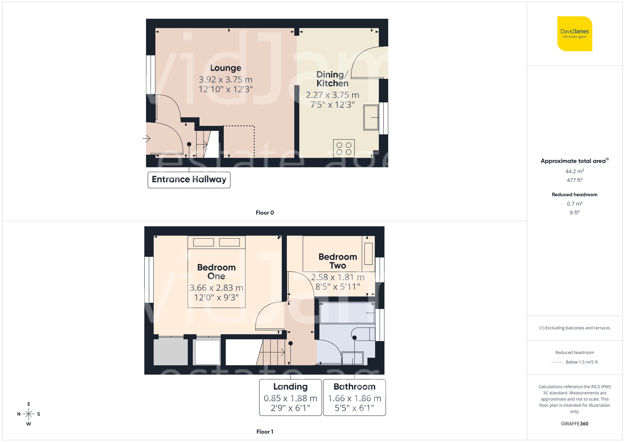 Floorplan for Landmere Gardens, Mapperley, Nottingham