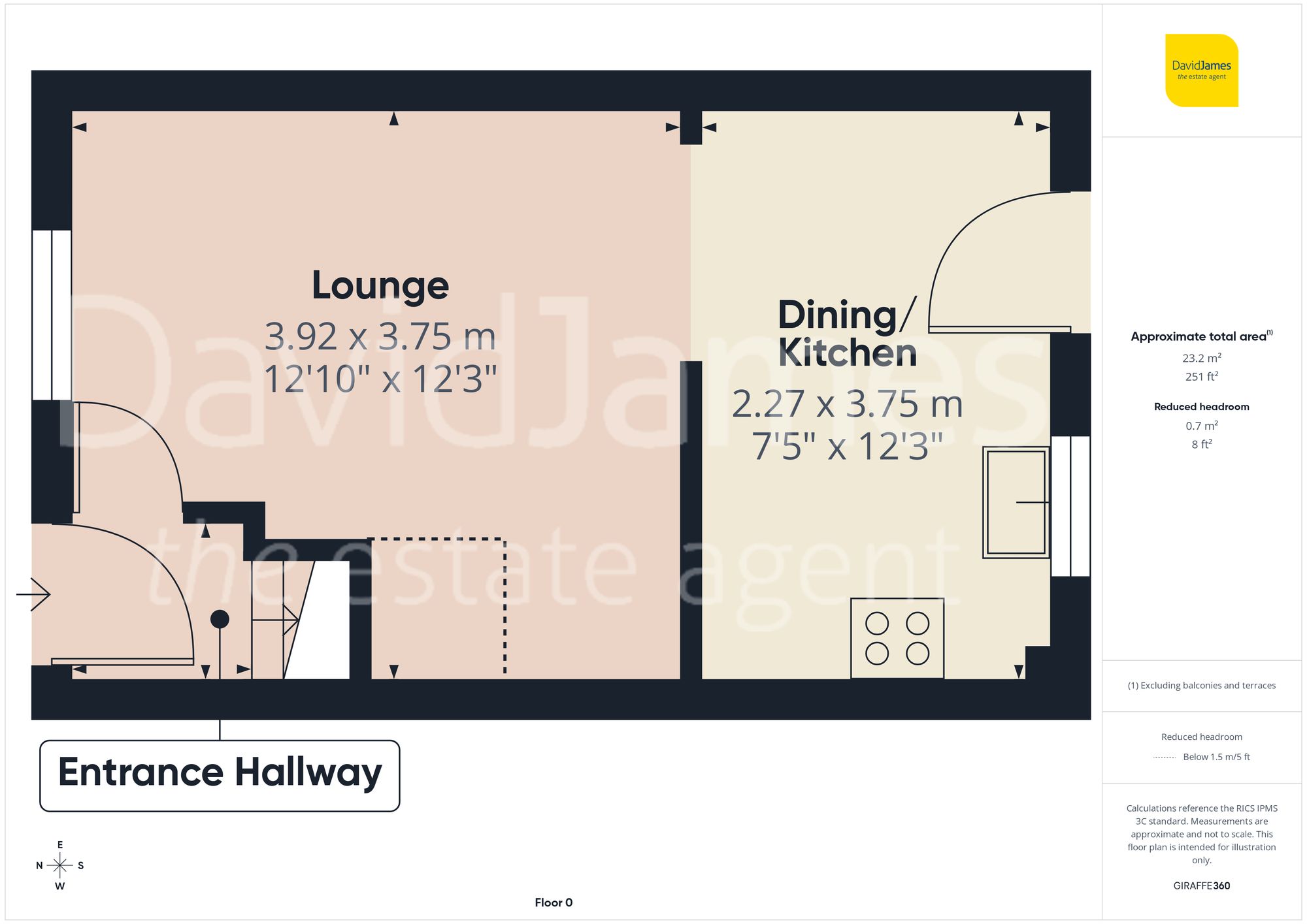 Floorplan for Landmere Gardens, Mapperley, Nottingham