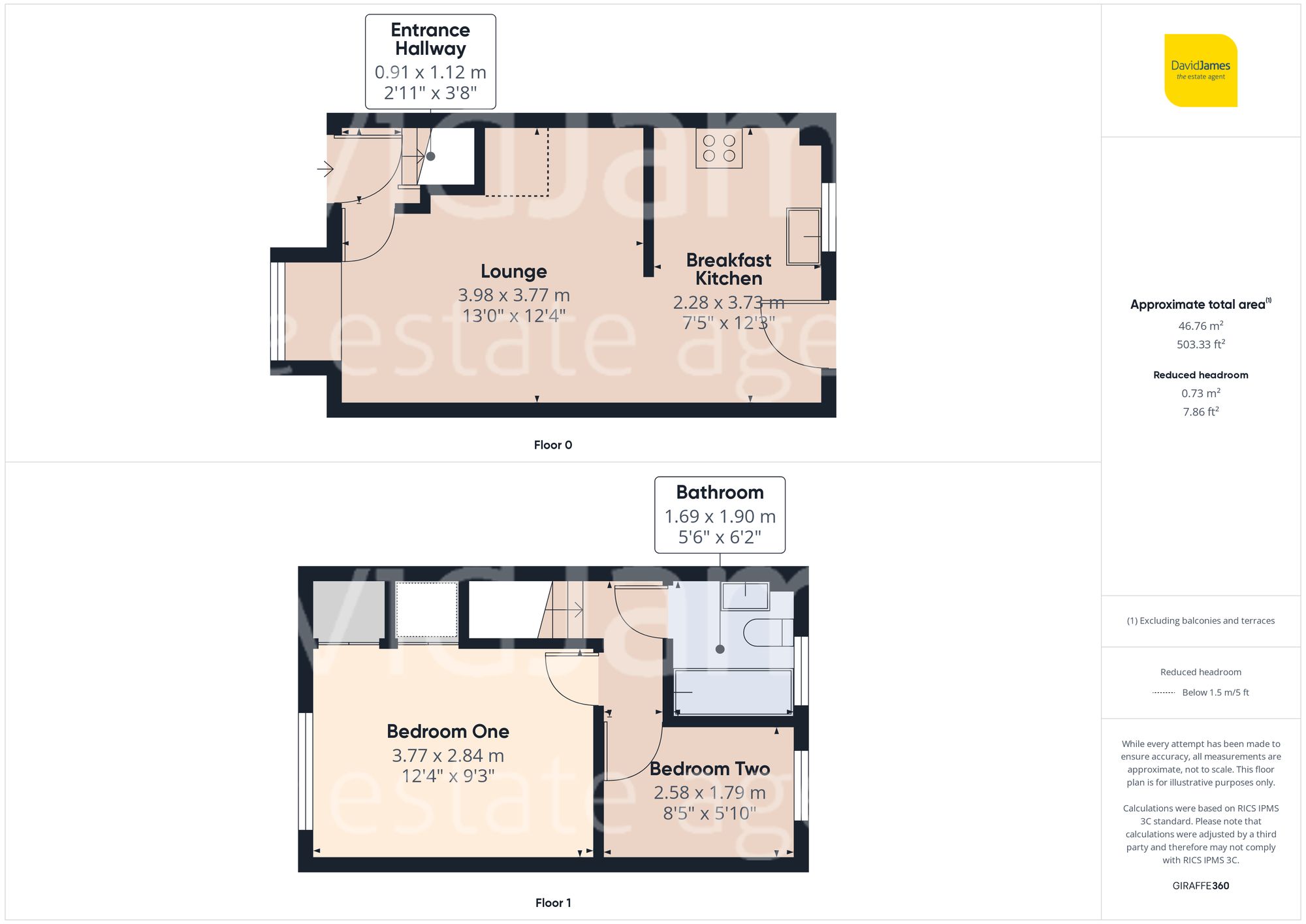Floorplan for Ellesmere Close, Arnold, Nottingham