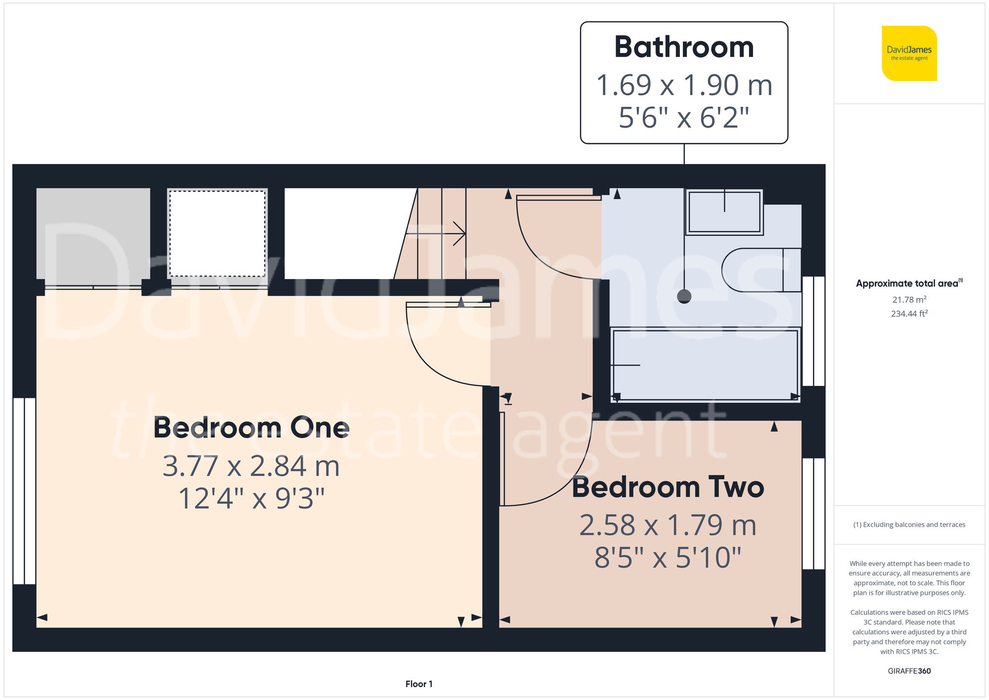 Floorplan for Ellesmere Close, Arnold, Nottingham