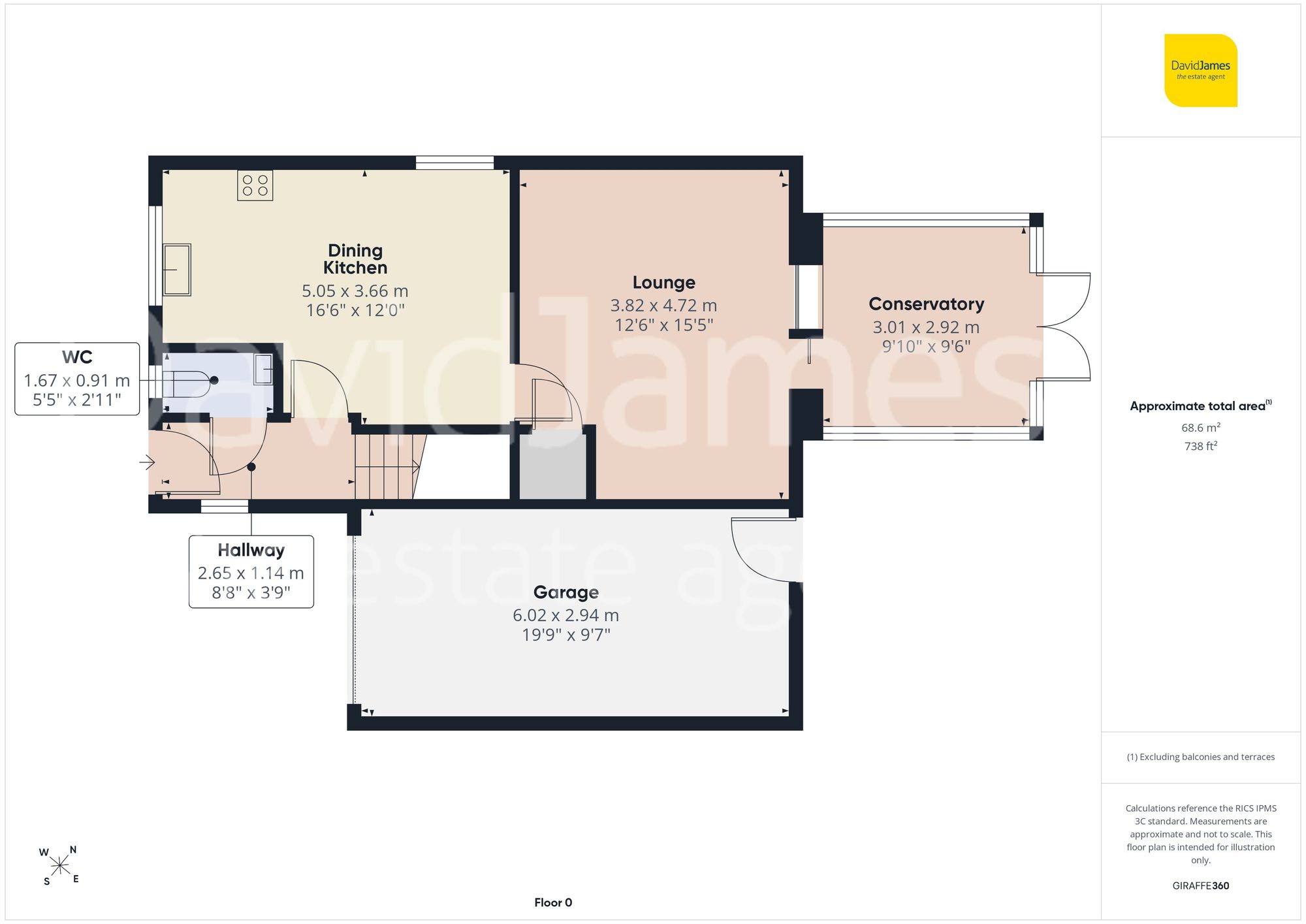 Floorplan for Unwin Road, Sutton-In-Ashfield, NG17