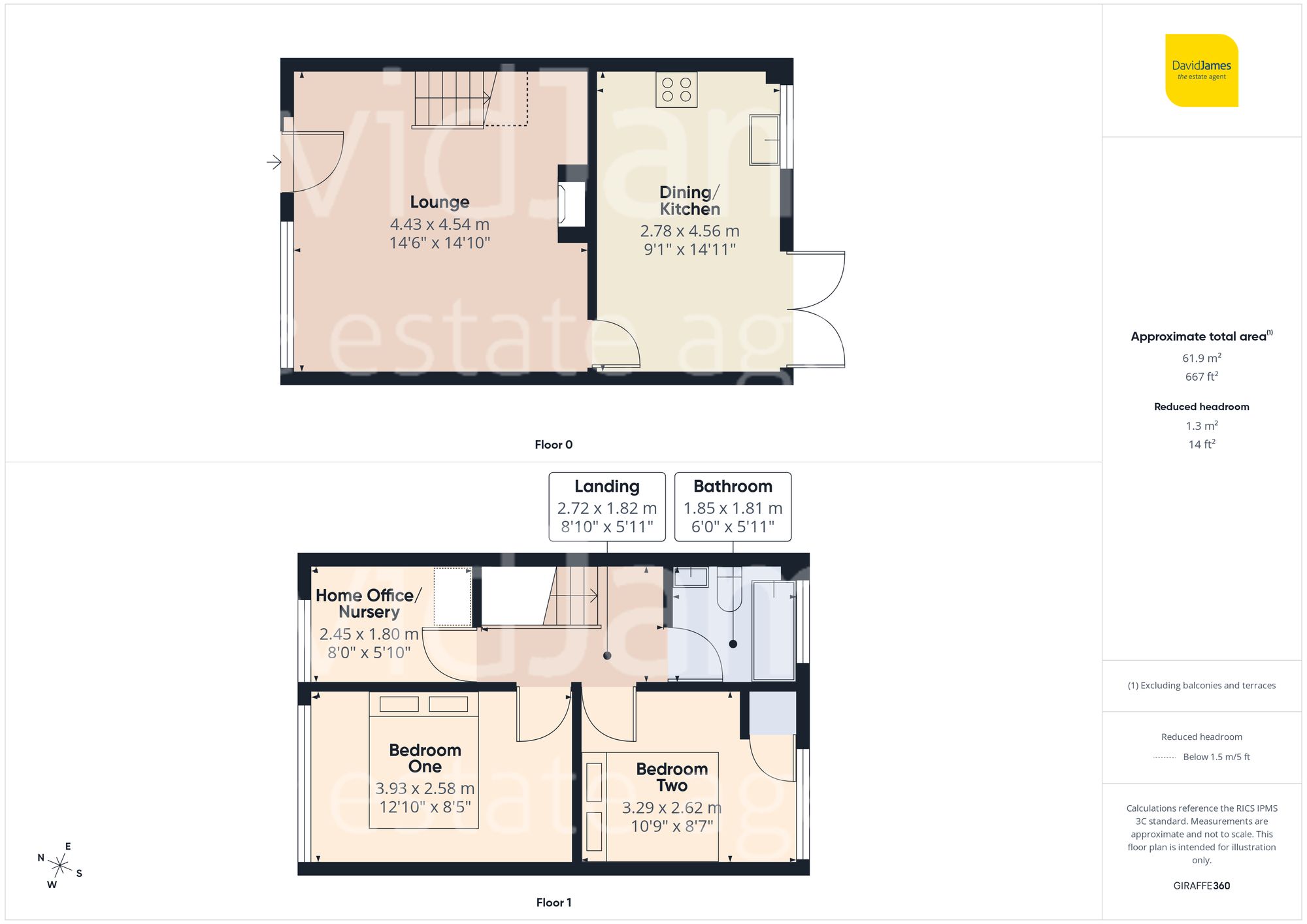 Floorplan for Bramble Drive, Nottingham