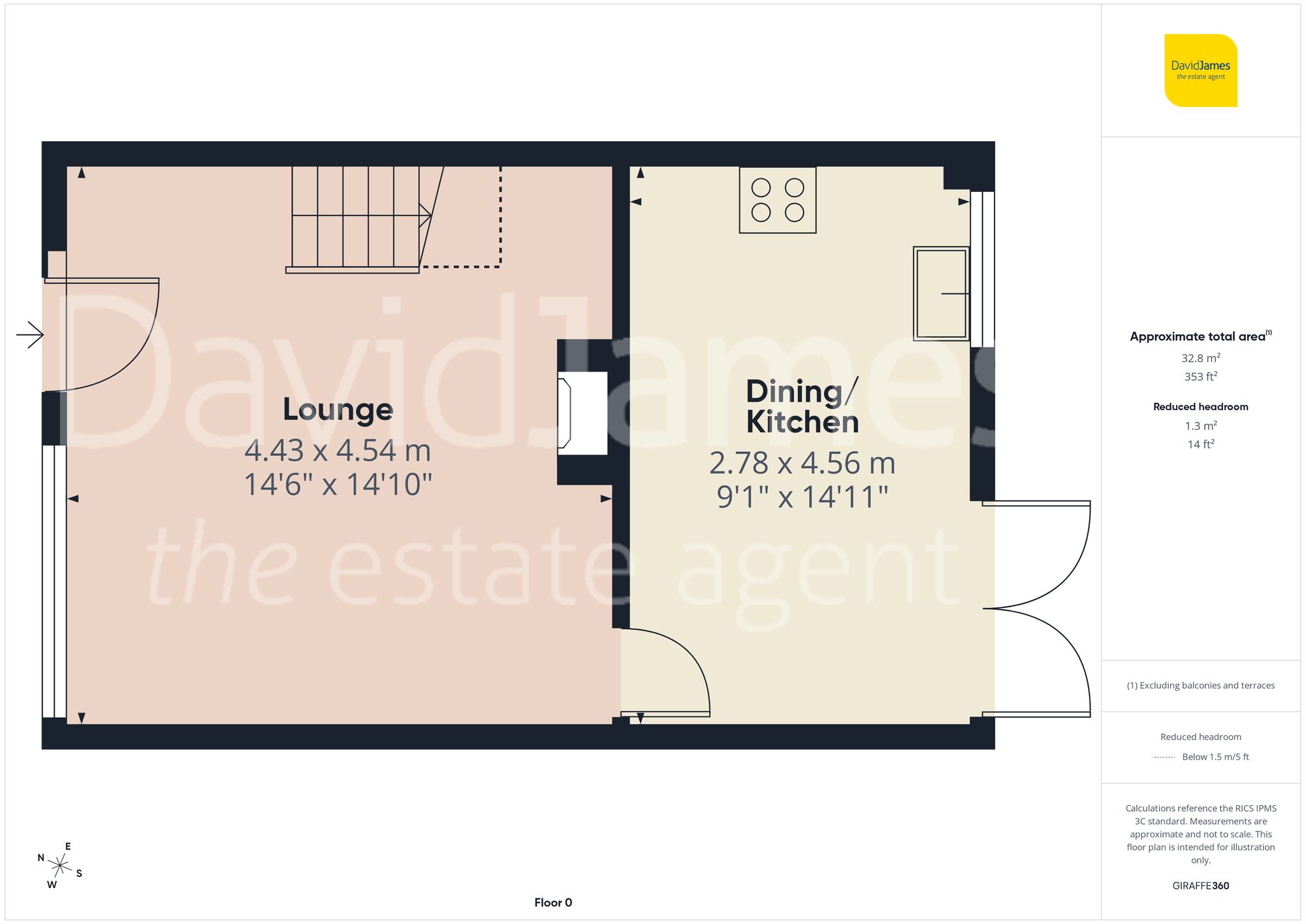 Floorplan for Bramble Drive, Nottingham
