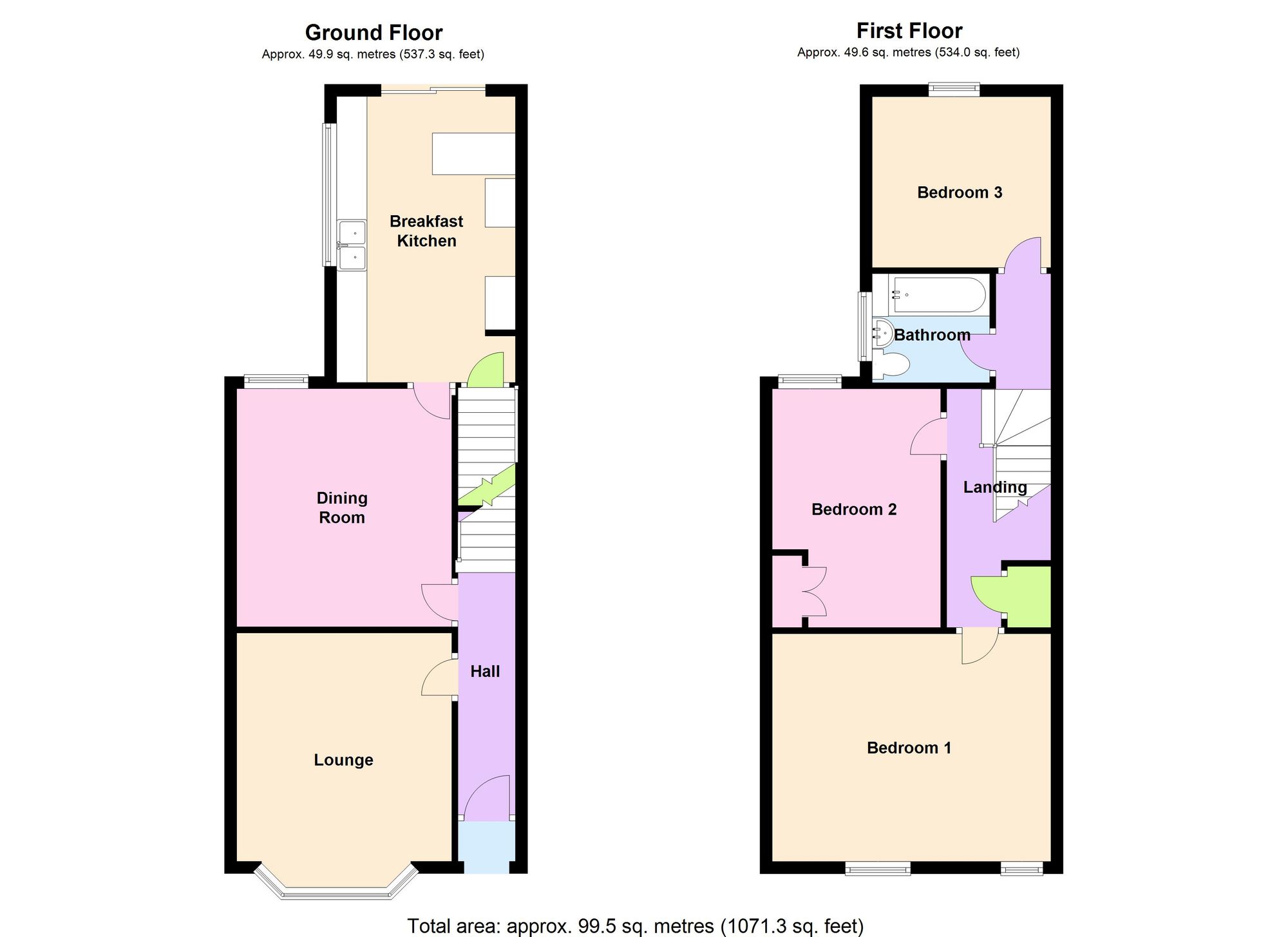 Floorplan for Morley Avenue, Mapperley, Nottingham