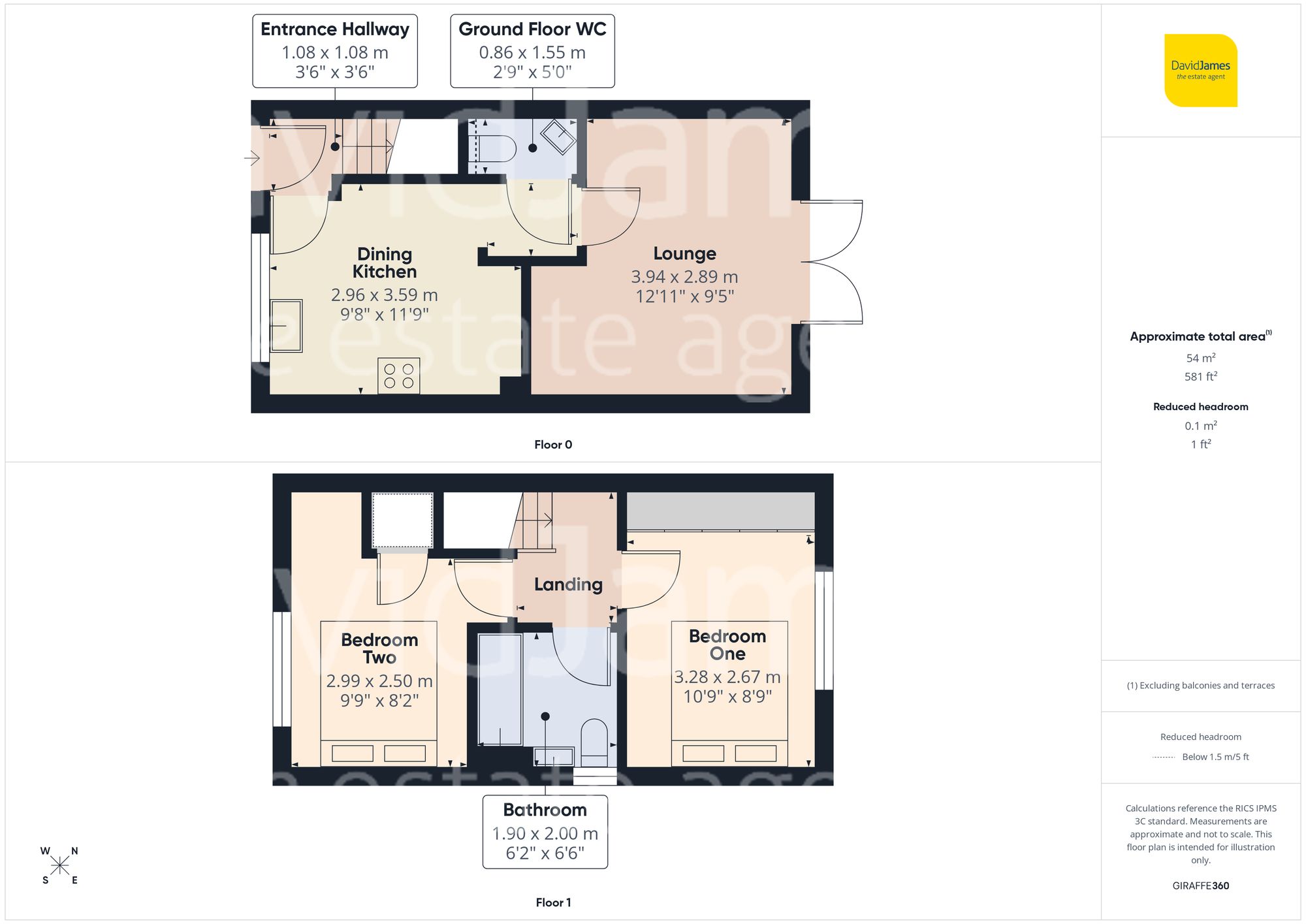 Floorplan for Poole Avenue, Gedling, Nottingham