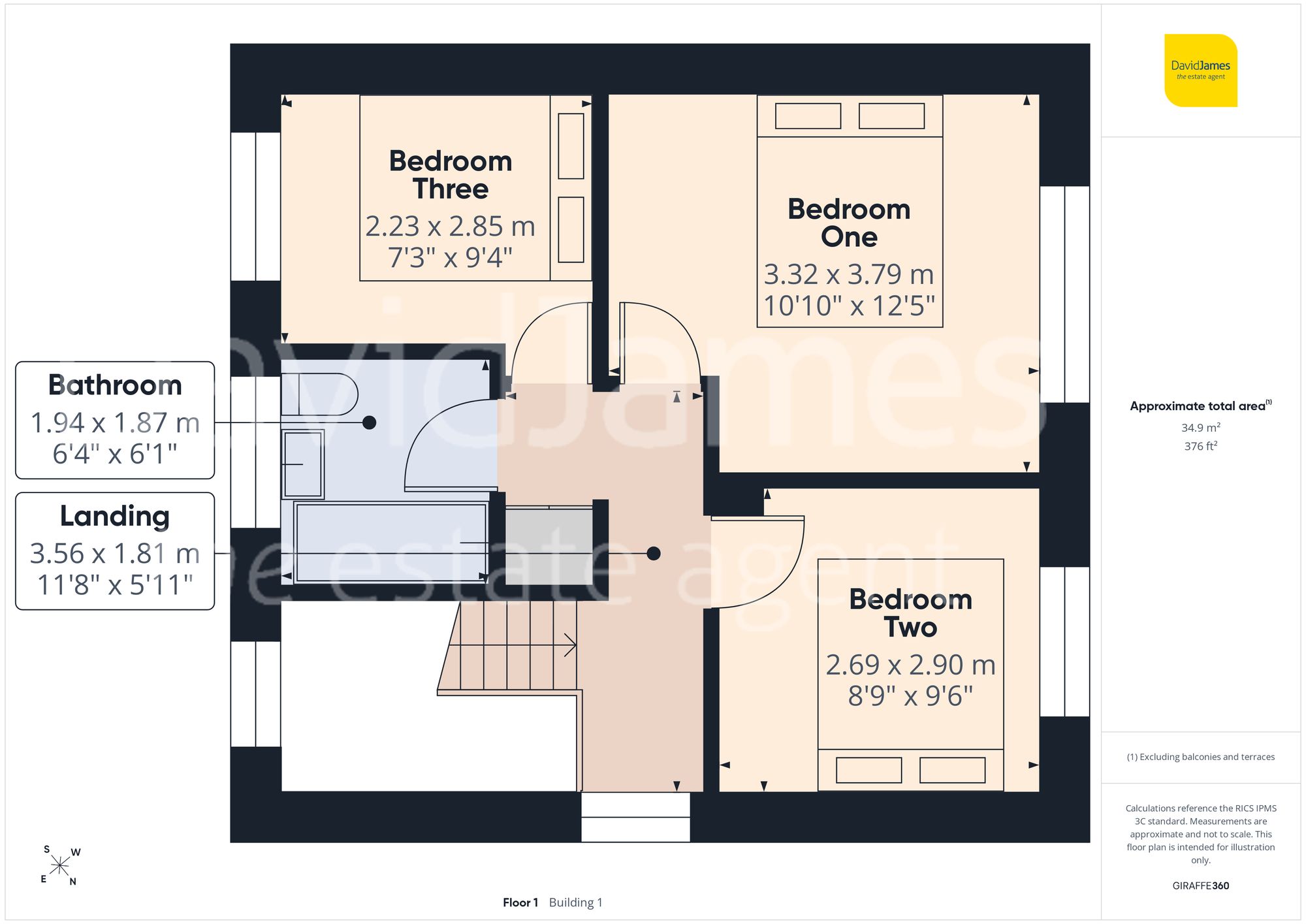 Floorplan for Hilton Road, Mapperley, Nottingham