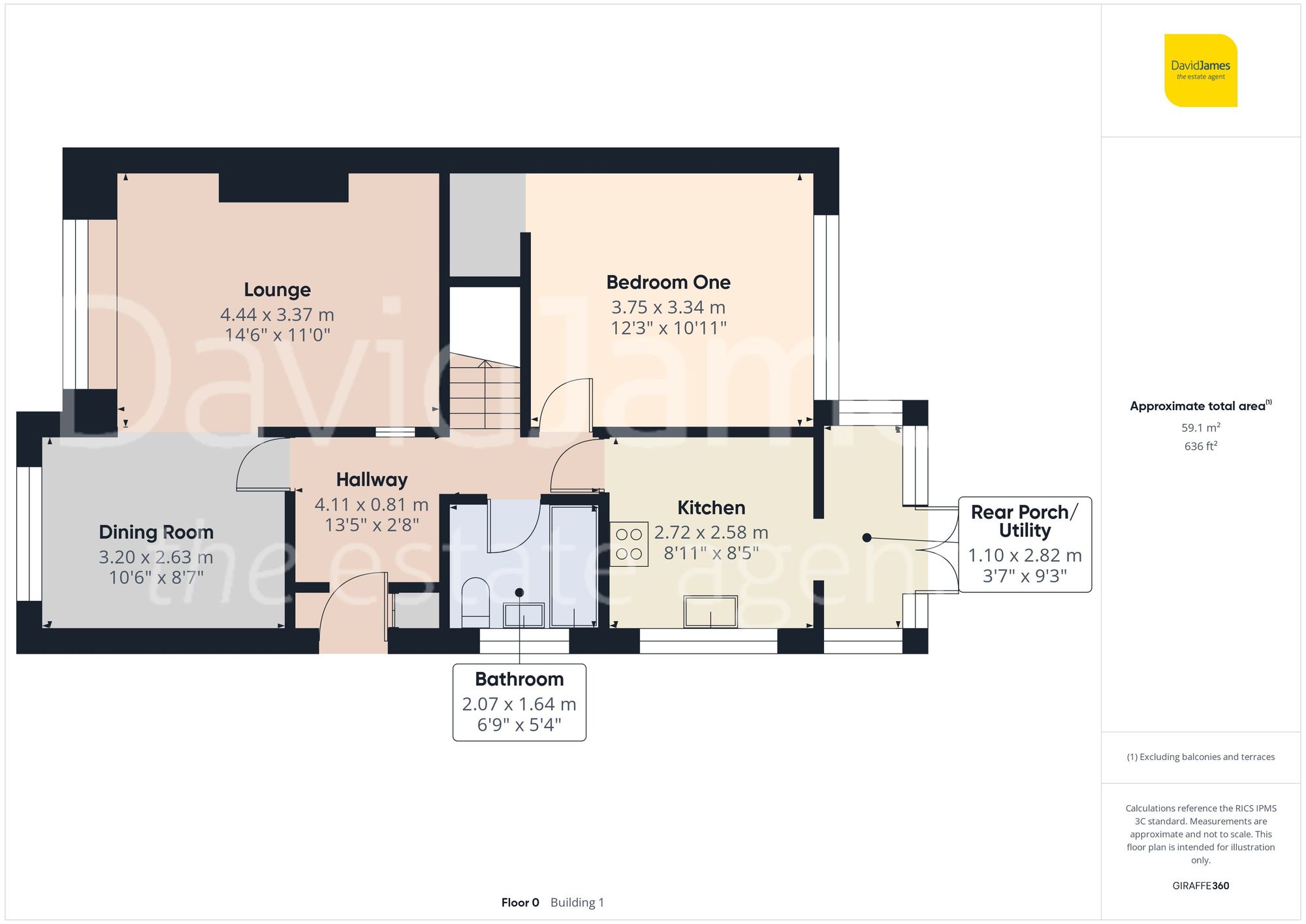Floorplan for Mill Croft, Sutton in Ashfield, Nottinghamshire