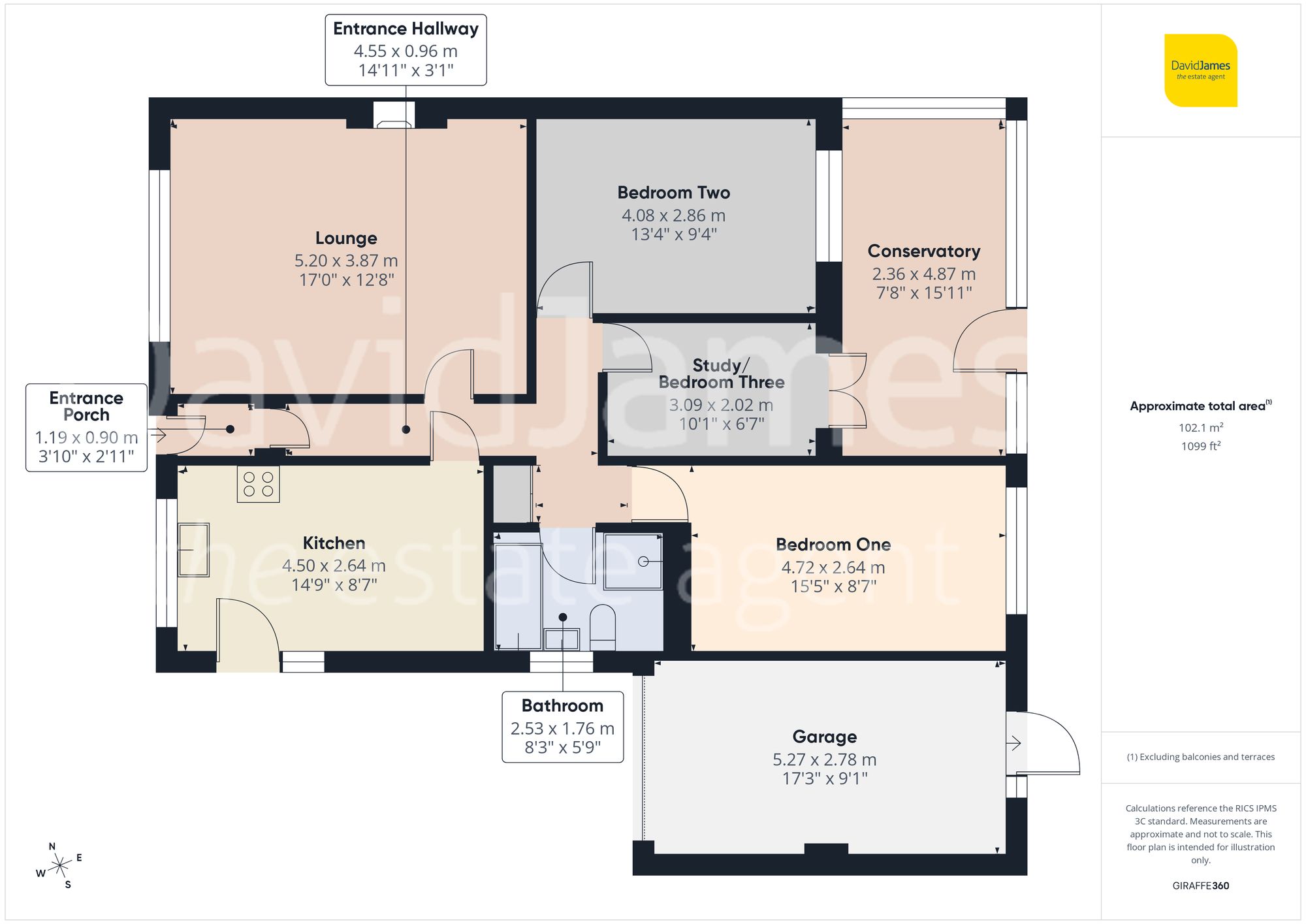 Floorplan for Broadfields, Calverton, Nottingham