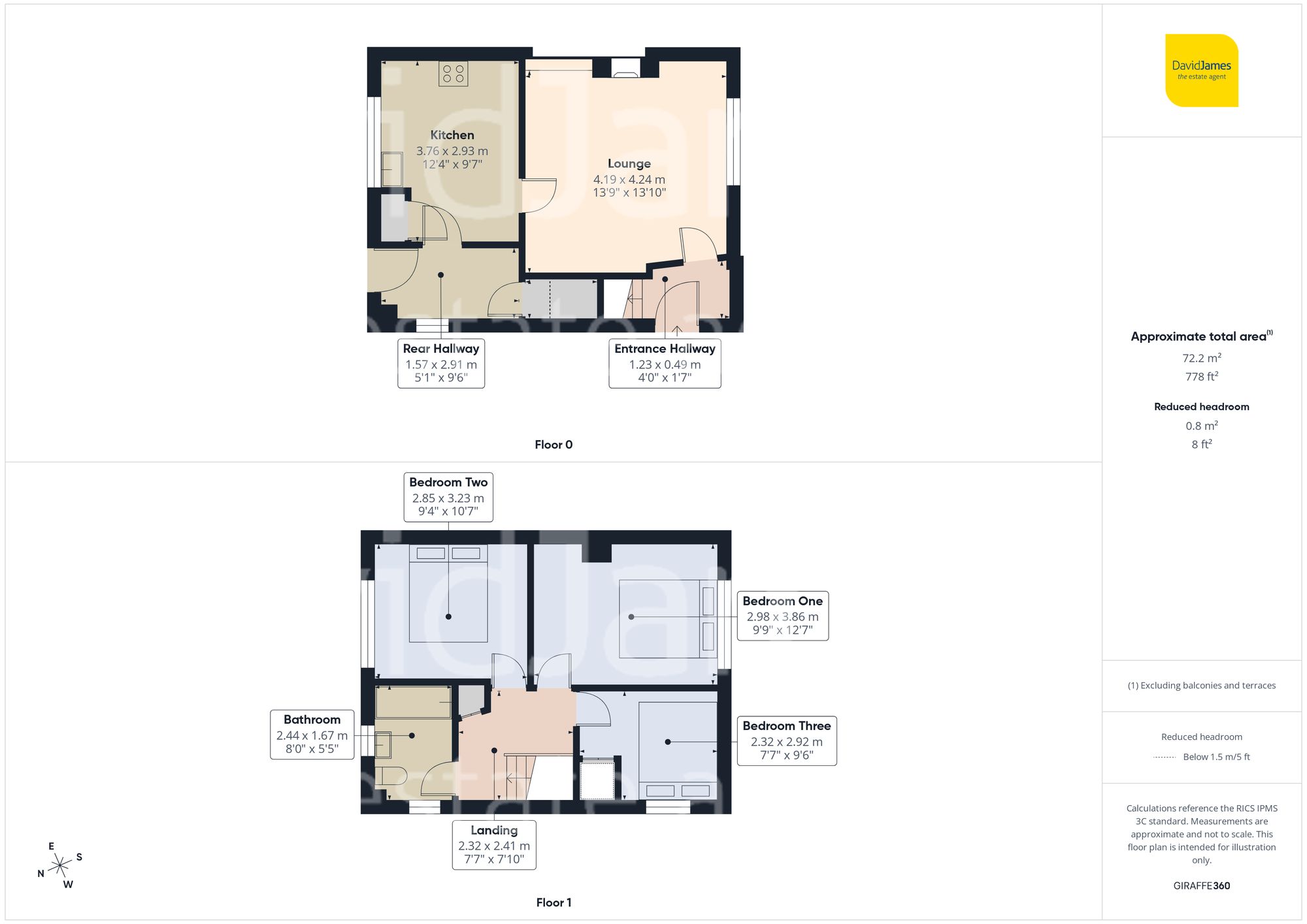 Floorplan for Stathern Walk, Bestwood Park, Nottingham