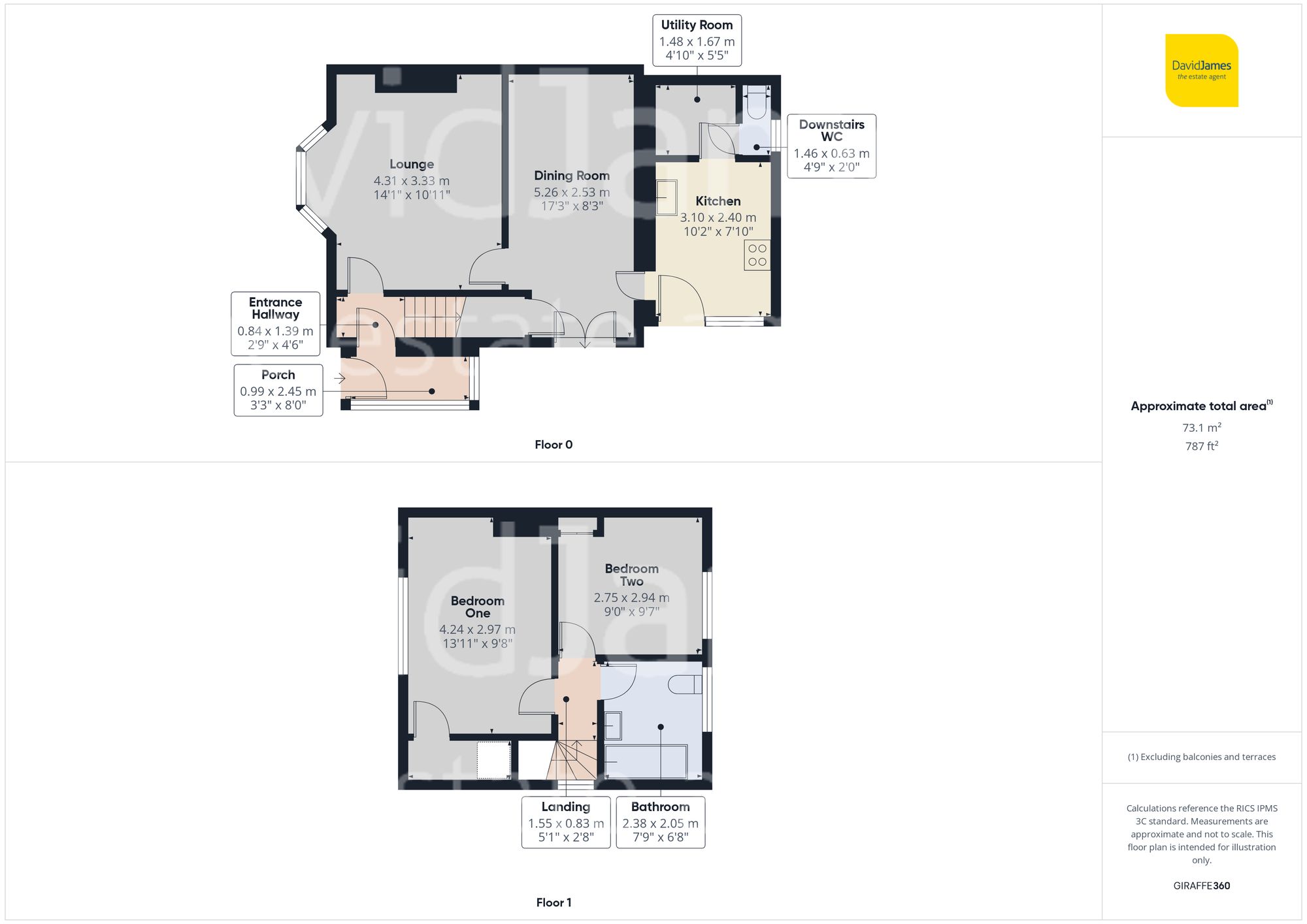 Floorplan for Petworth Drive, Nottingham