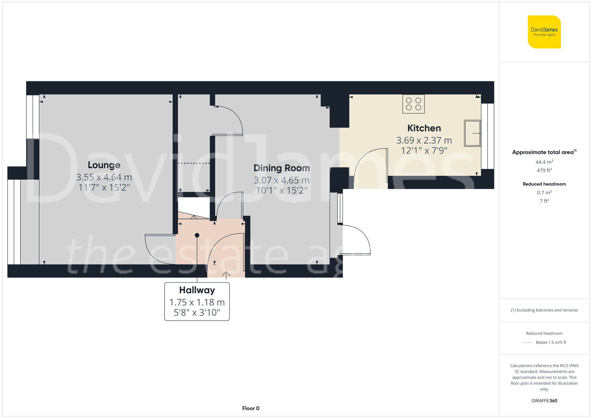 Floorplan for Birchwood Drive, Skegby, Nottinghamshire