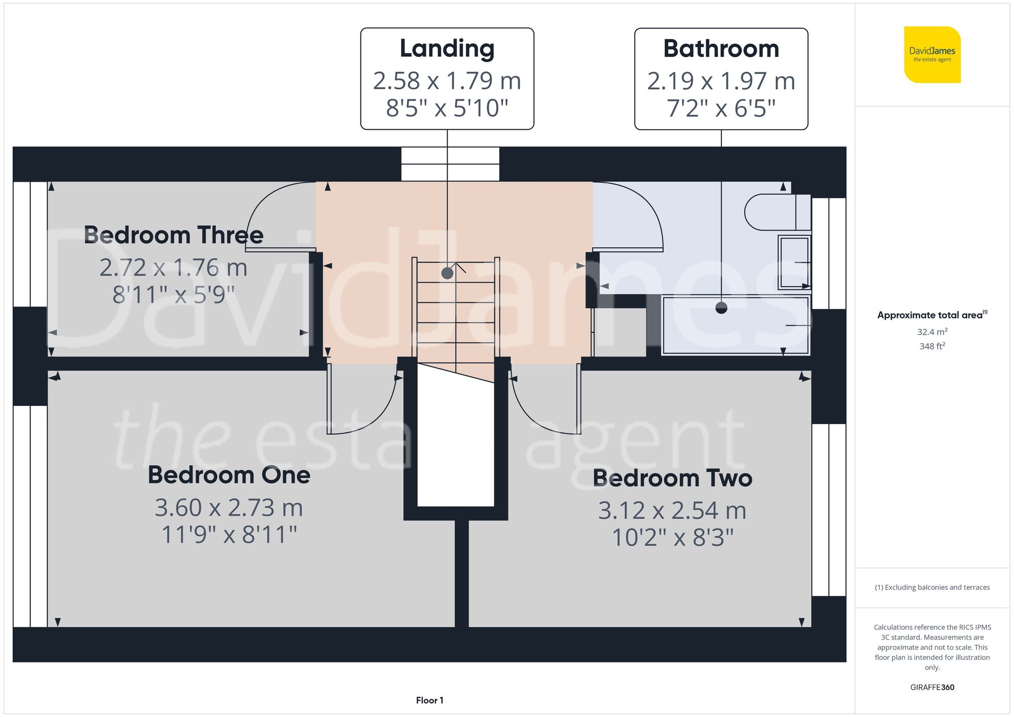 Floorplan for Birchwood Drive, Skegby, Nottinghamshire