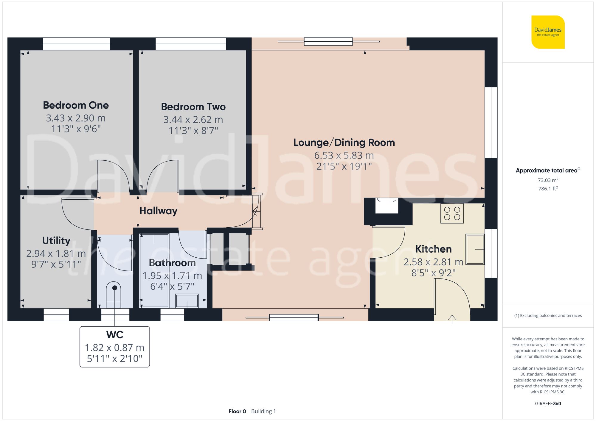 Floorplan for Cromford Avenue, Carlton, Nottingham