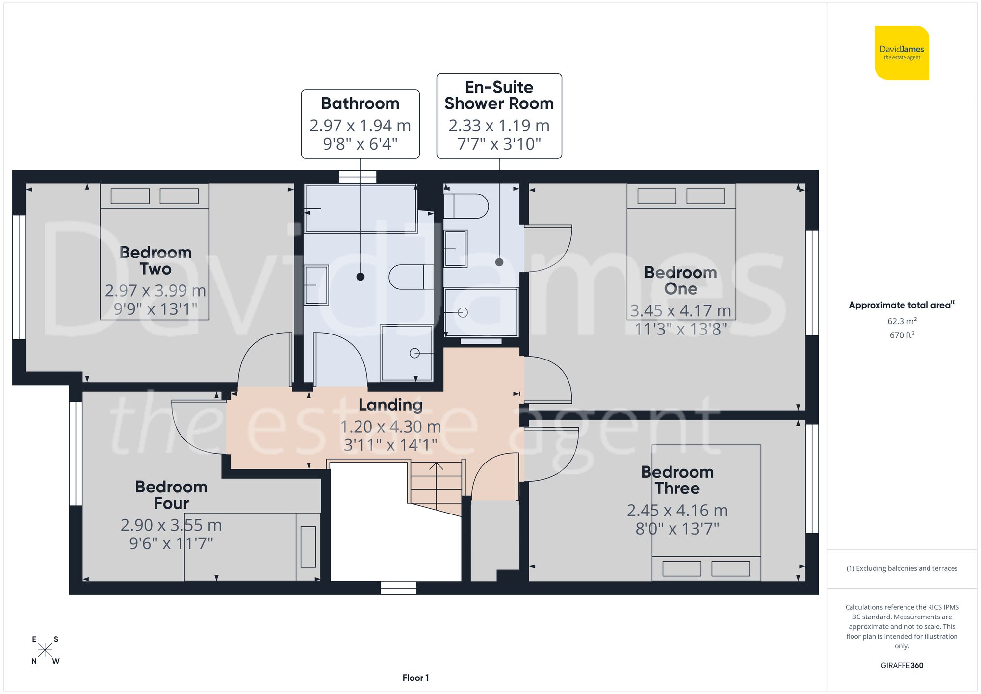 Floorplan for Gardenia Grove, Mapperley, Nottingham